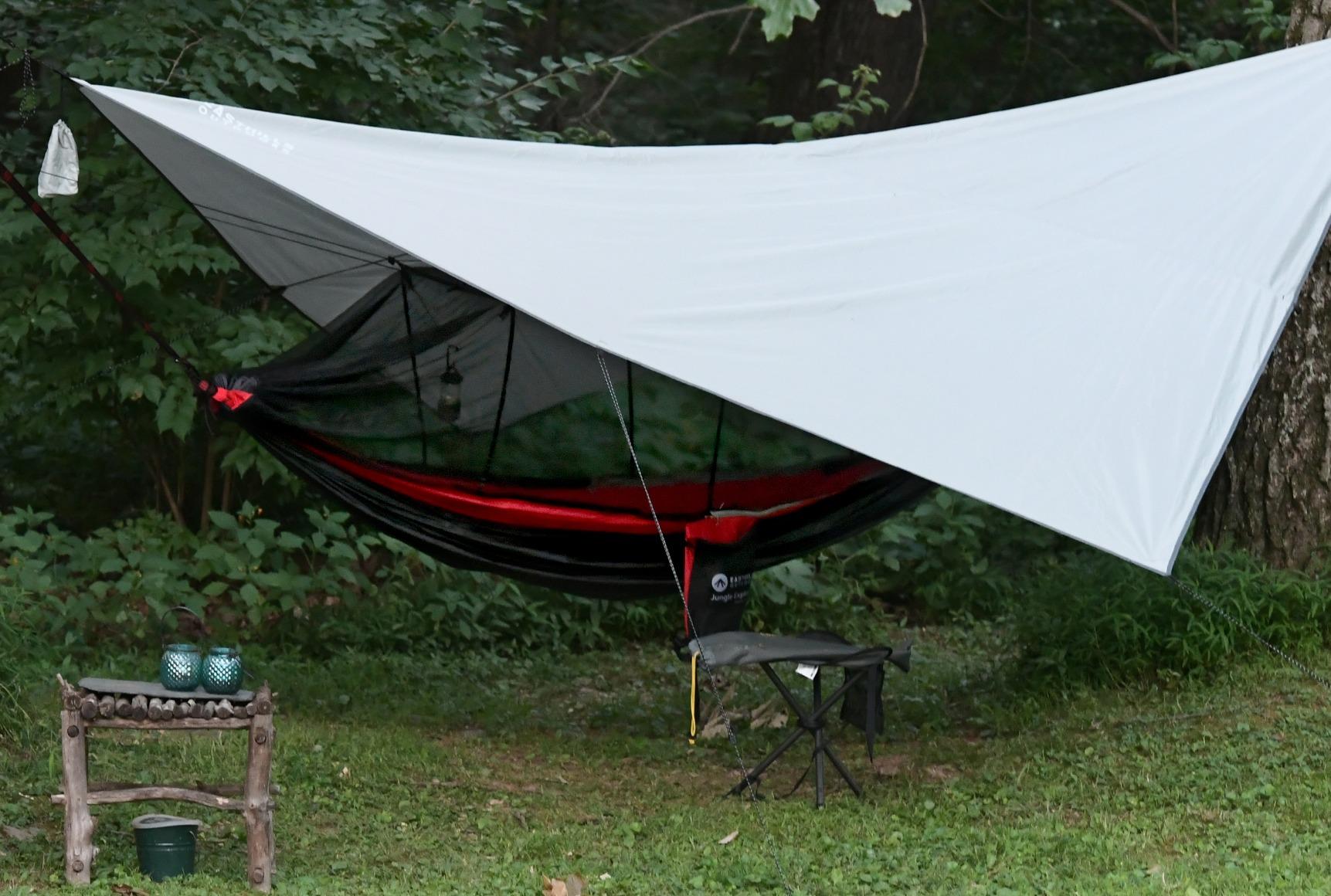 Easthills Outdoors Jungle Explorer Double Camping Hammock with Removable Bug Net, Tree Straps and Tarp customer photo 2
