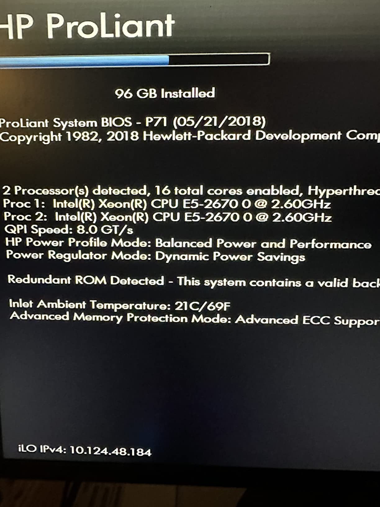 HP ProLiant DL360P G8 Server 2.60Ghz 16-Core 96GB 2X 300GB Enterprise (Renewed) customer photo 2