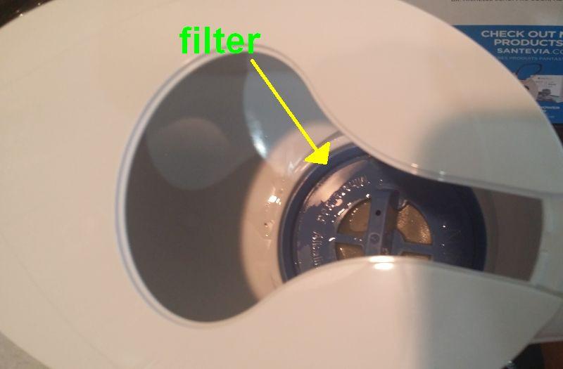 Santevia MINA Alkaline Water Filter Pitcher | 9-Cup at Water Filter System That Adds Minerals and Makes Alkaline Water | Fluoride, Chlorine and Lead Water Filter | American Filtration Media customer photo 2