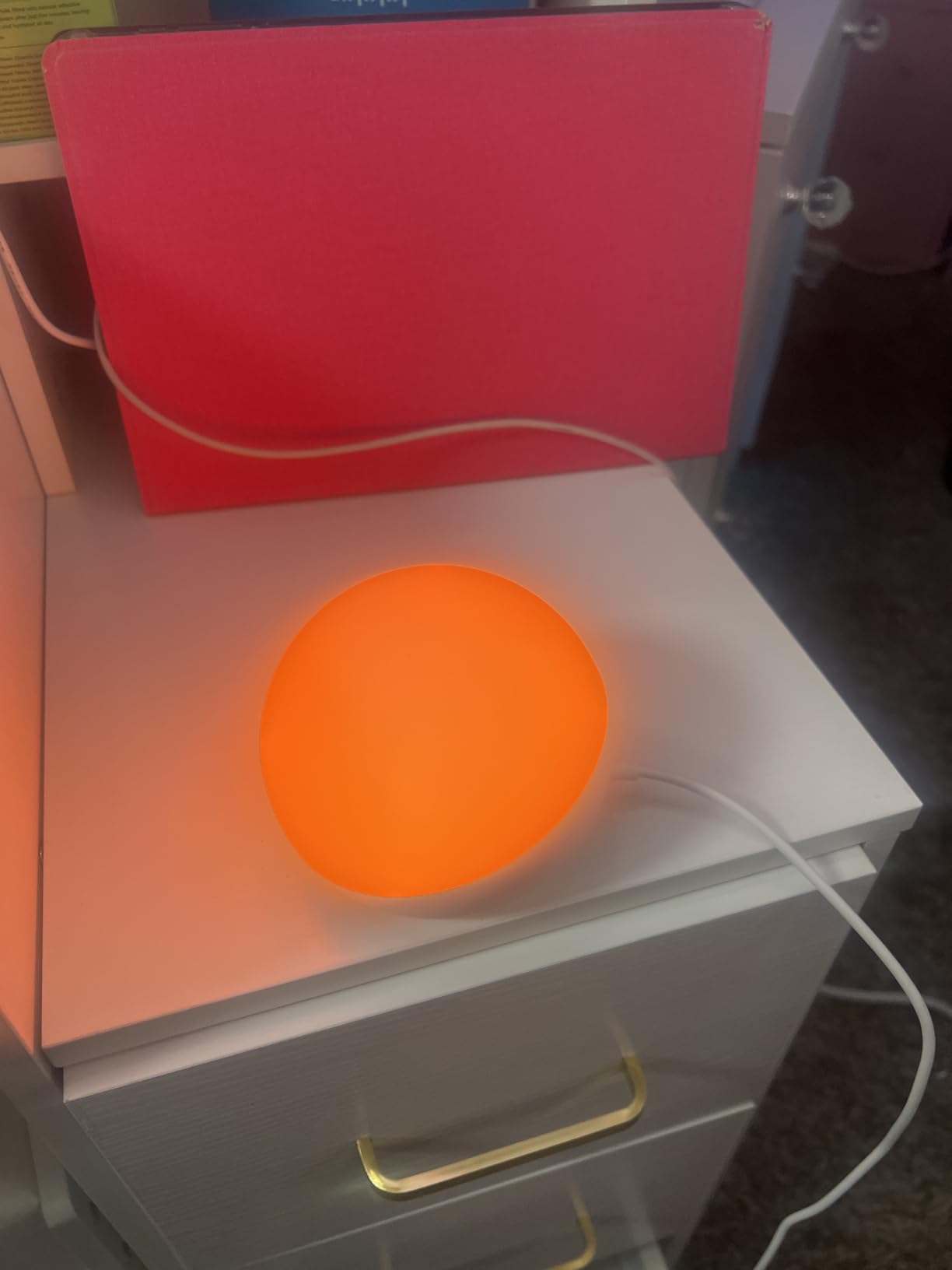 Echo Glow, Multicolor Smart Lamp, Works with Alexa customer photo 2