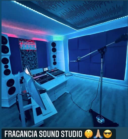 (2 Pack) - Sound Absorption-Diffuse Acoustic Panel «Wave» | 19.7''x19.7''x2.1