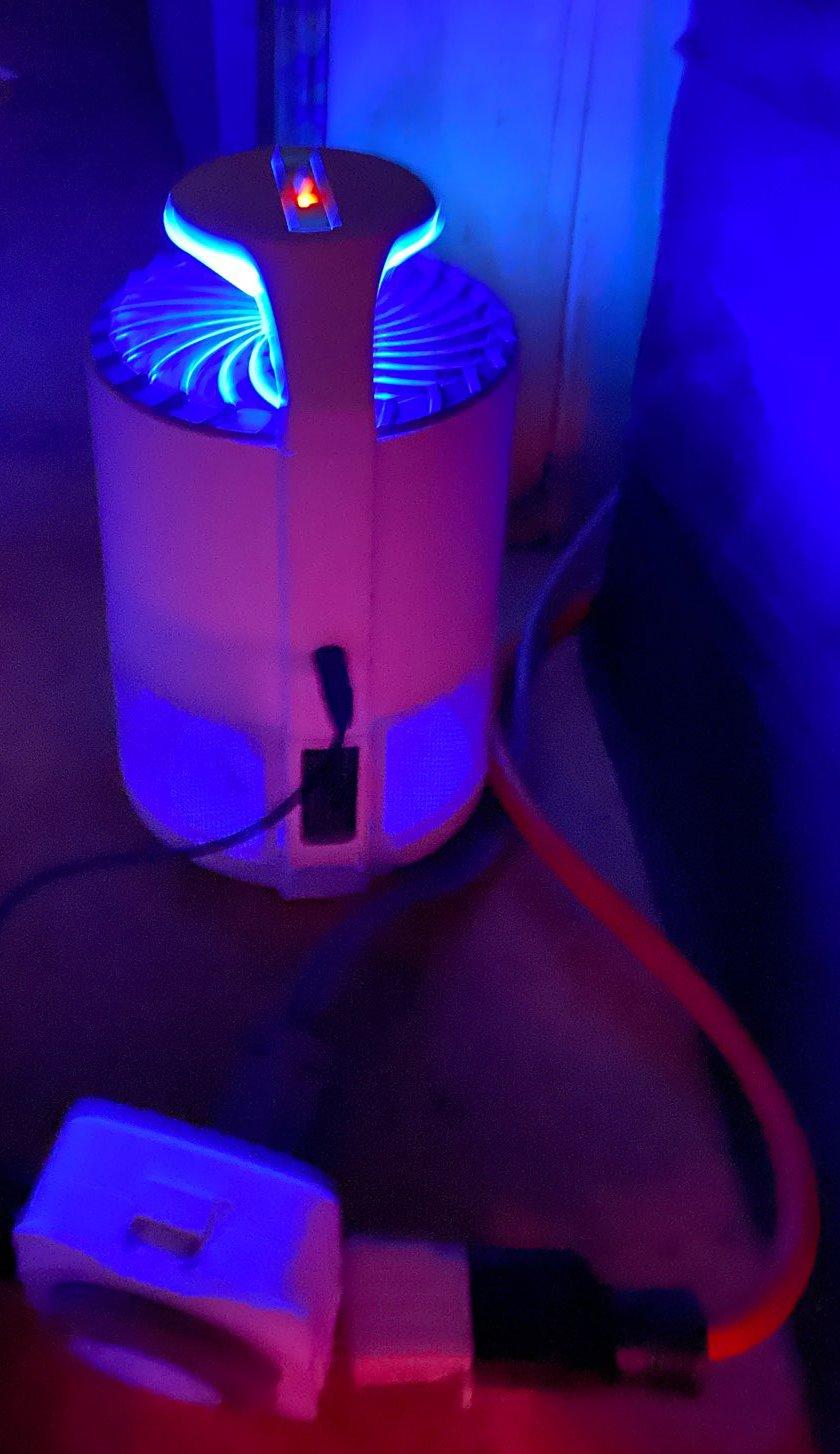 Katchy Indoor Fly Trap- Catcher & Killer for Mosquito, Fruit Fly, Gnat & Small Moth - Non-Zapper Trap with Fan Suction & Blue UV Light - Ideal for Indoor Spaces, Kitchen & Plants (Original, White) customer photo 1