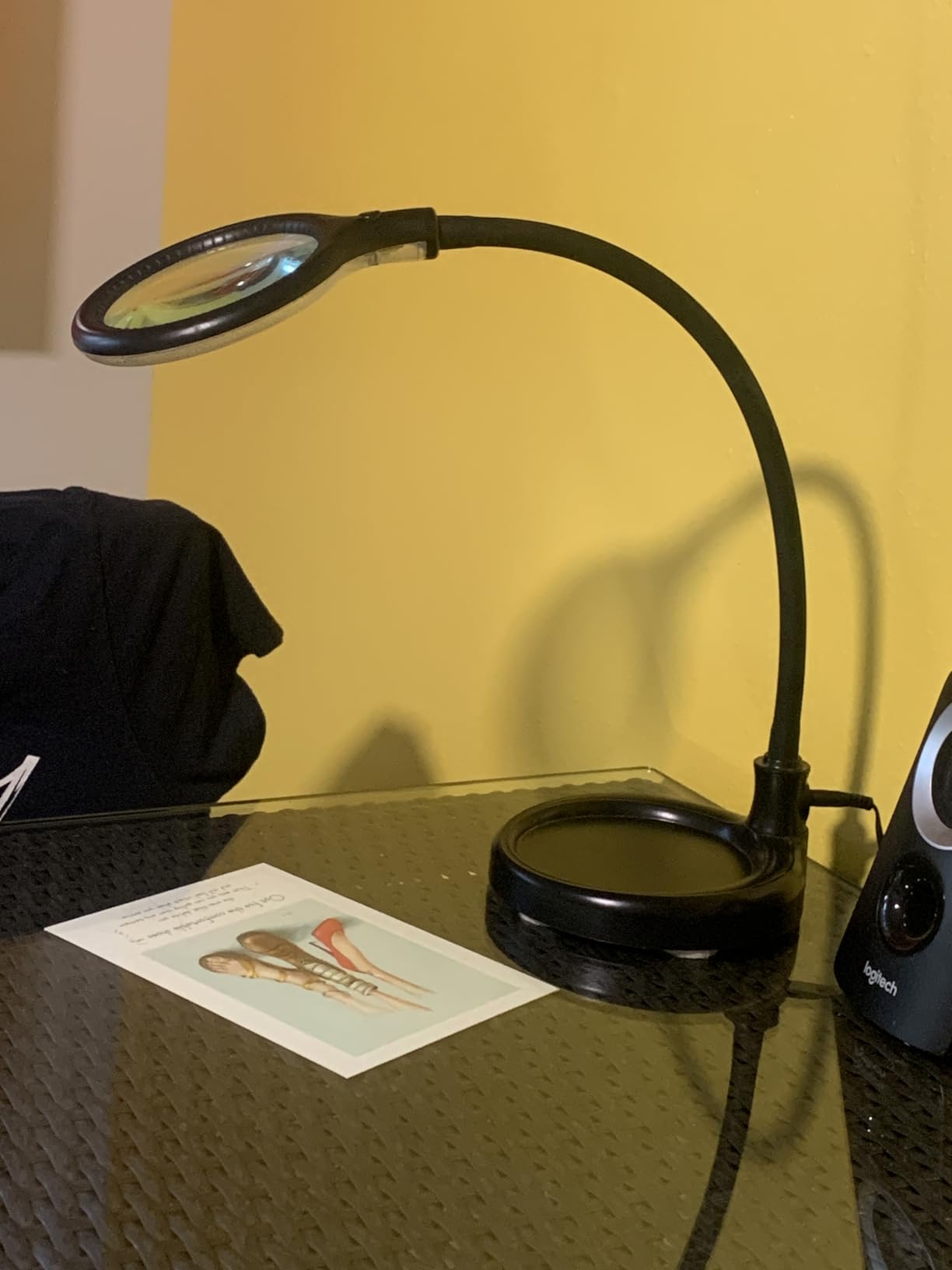 Brightech LightView Pro Flex 2 in 1 Magnifying Desk Lamp, 2.25x Light Magnifier, Adjustable Gooseneck Magnifying Glass with Light for Crafts, Reading, Close Work customer photo 1