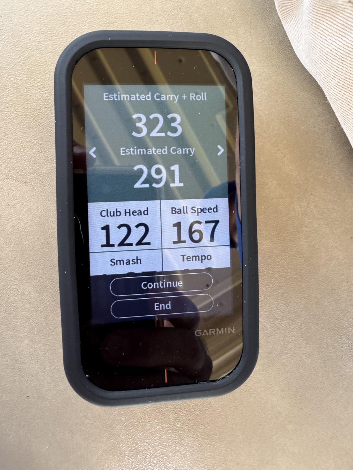 Garmin Approach G80, All-in-One Premium GPS Golf Handheld with Integrated Launch Monitor, 3.5 Touchscreen customer photo 1