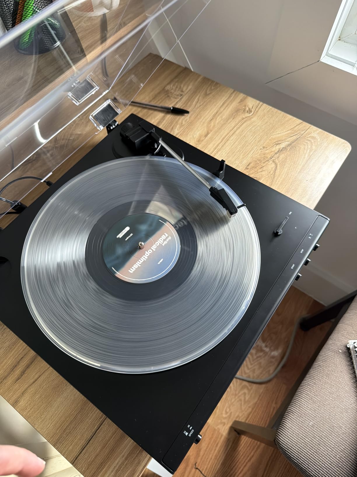 Audio-Technica AT-LP60X-BK Fully Automatic Belt-Drive Stereo Turntable, Black customer photo 1