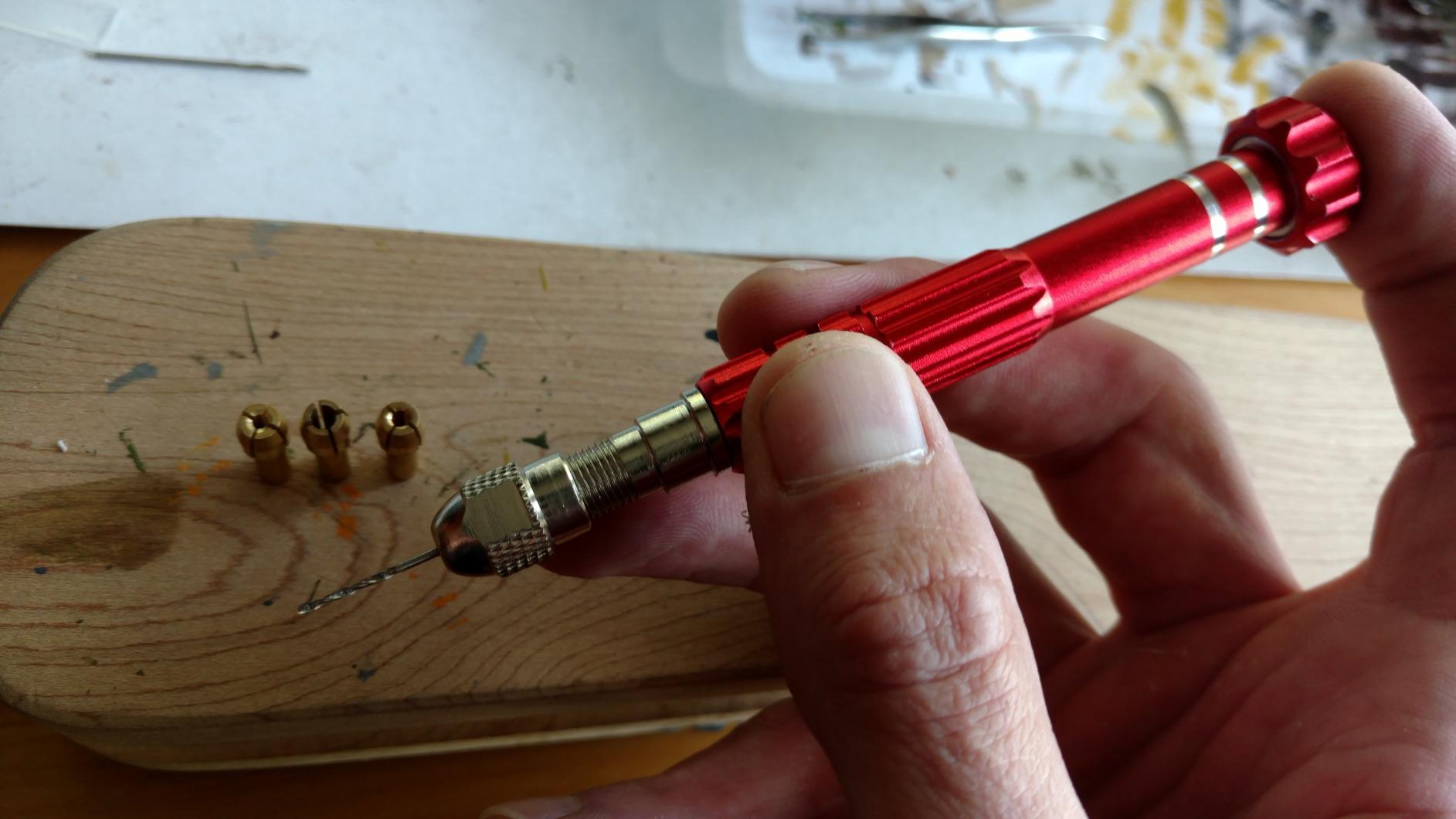 The Army Painter, Miniature & Model Drill - Pin Vise Hobby Drilling with Three Bits for Tabletop Roleplaying, Boardgames, and Wargames Miniature Modelling (Model Drill) customer photo 1