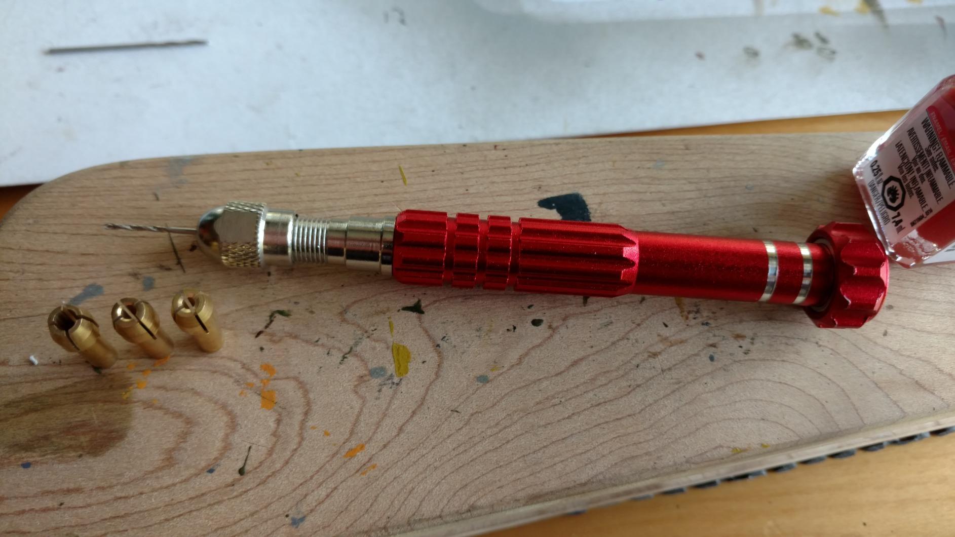 The Army Painter, Miniature & Model Drill - Pin Vise Hobby Drilling with Three Bits for Tabletop Roleplaying, Boardgames, and Wargames Miniature Modelling (Model Drill) customer photo 2
