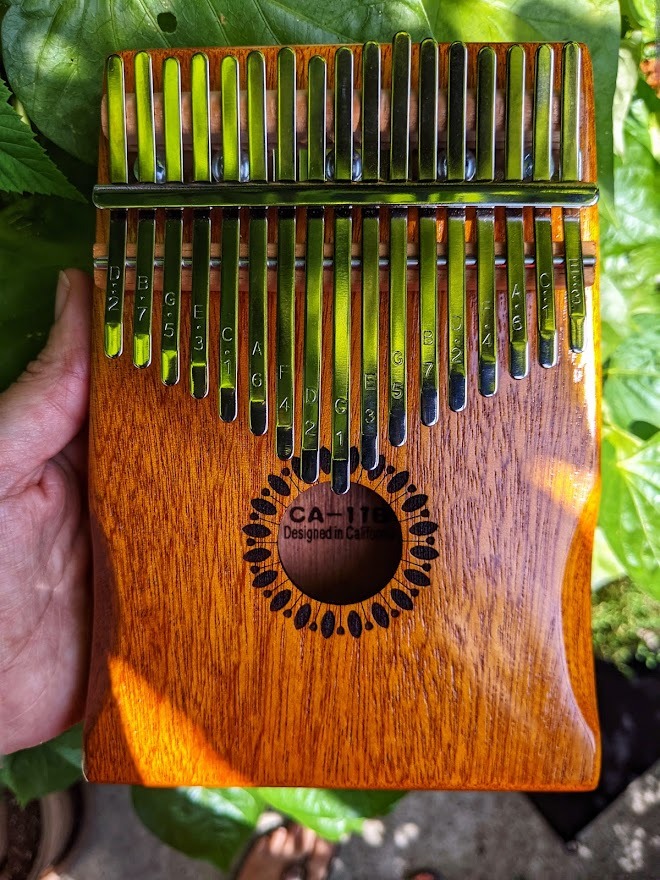 Kalimba Thumb Piano 17 Keys, Portable Mbira Finger Piano Gifts for Kids and Adults Beginners customer photo 2