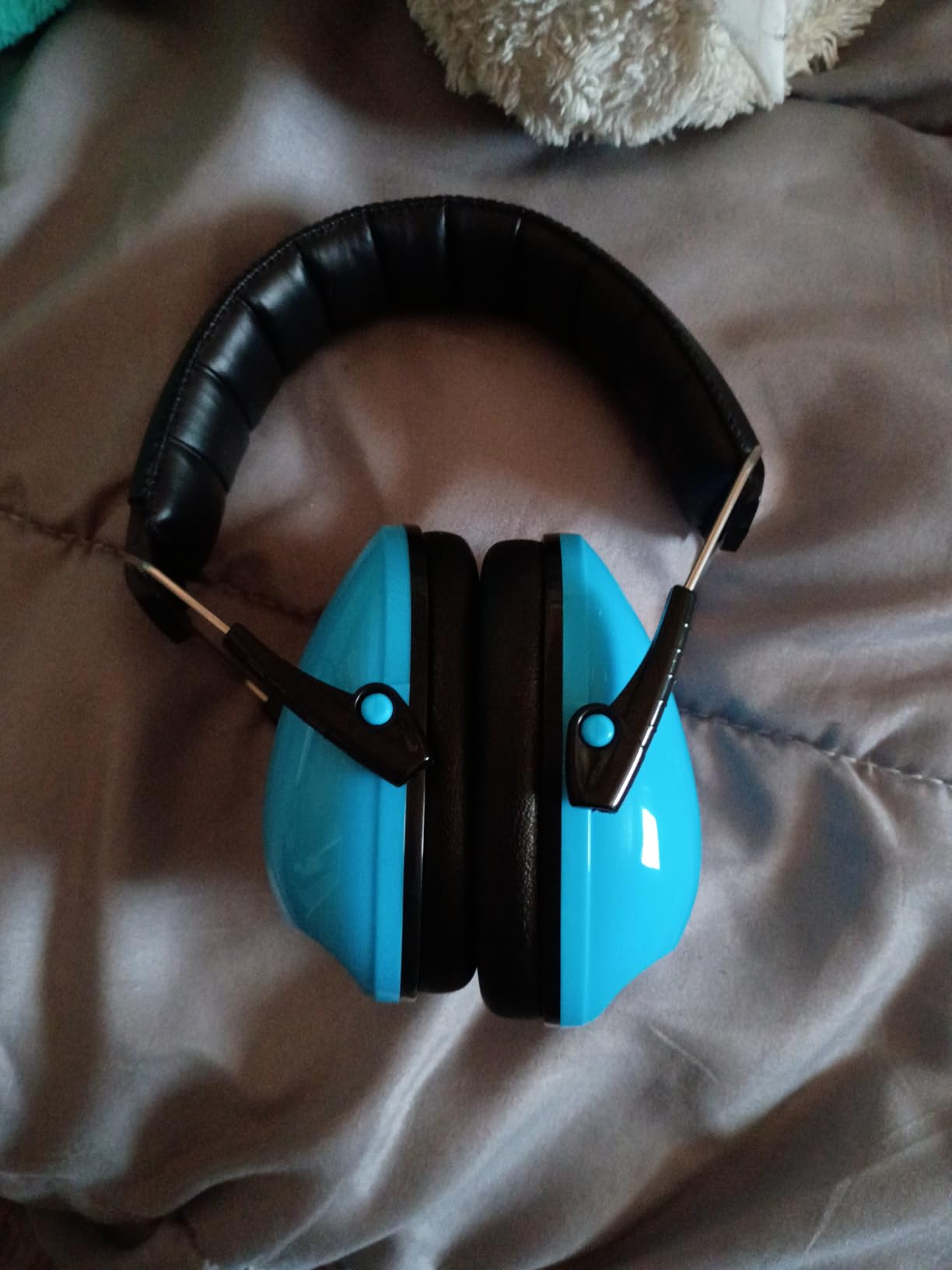 ProCase Noise Cancelling Headphones for Kids Toddler, SNR 27dB Noise Reduction Ear Muffs, Hearing Protection for Monster Jam, Concerts, Fireworks, Shooting, Air Show, Autism Sensory Needs -Blue customer photo 2