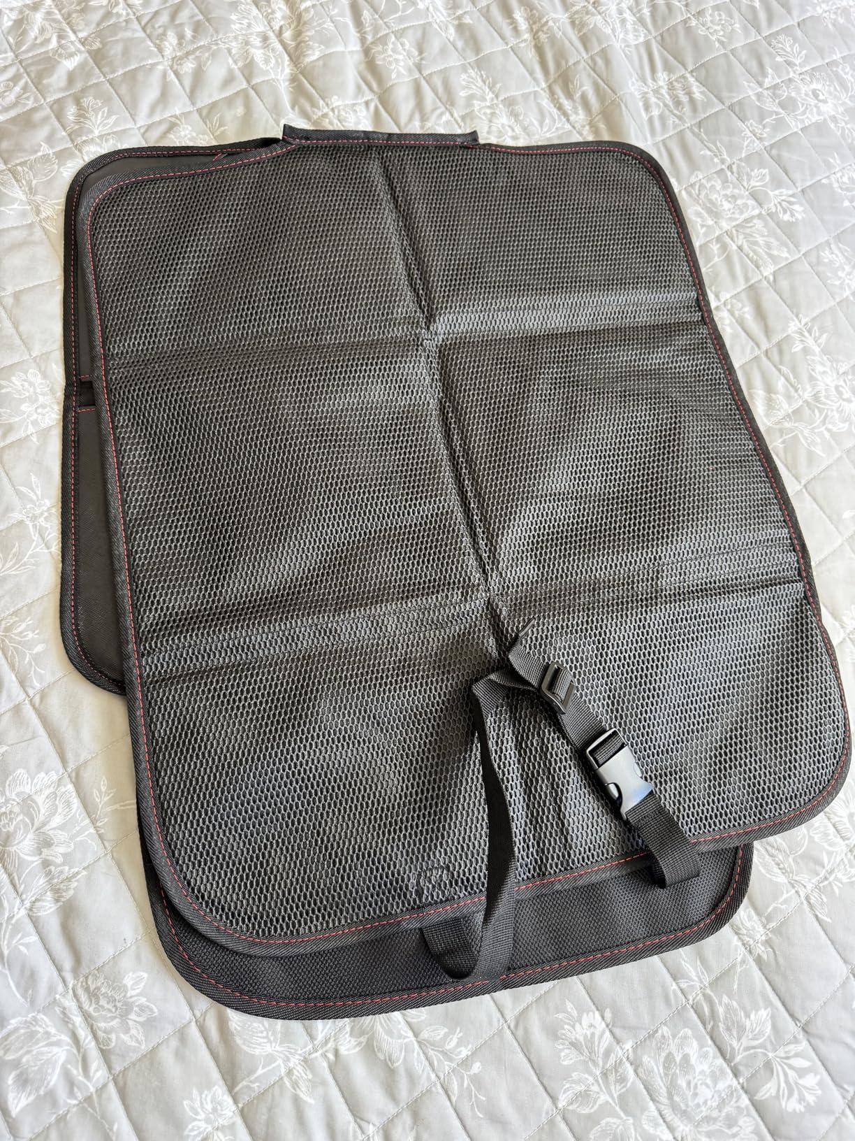 MORROLS Car Seat Protector, 2 Pack Carseat Protector with Thick Padding, Baby/Pets for Child Car Seat-Mesh Pockets-Waterproof-Universal Size(Black) customer photo 1