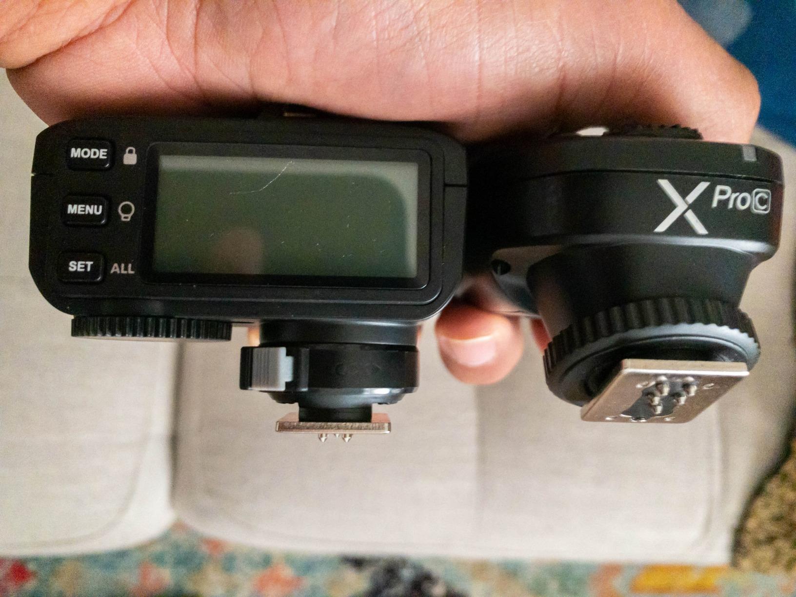 Godox X2T-C Flash Trigger for Canon, with 2.4G E-TTL II HSS 1/8000s Group Function LCD Control Panel Firmware Update customer photo 2