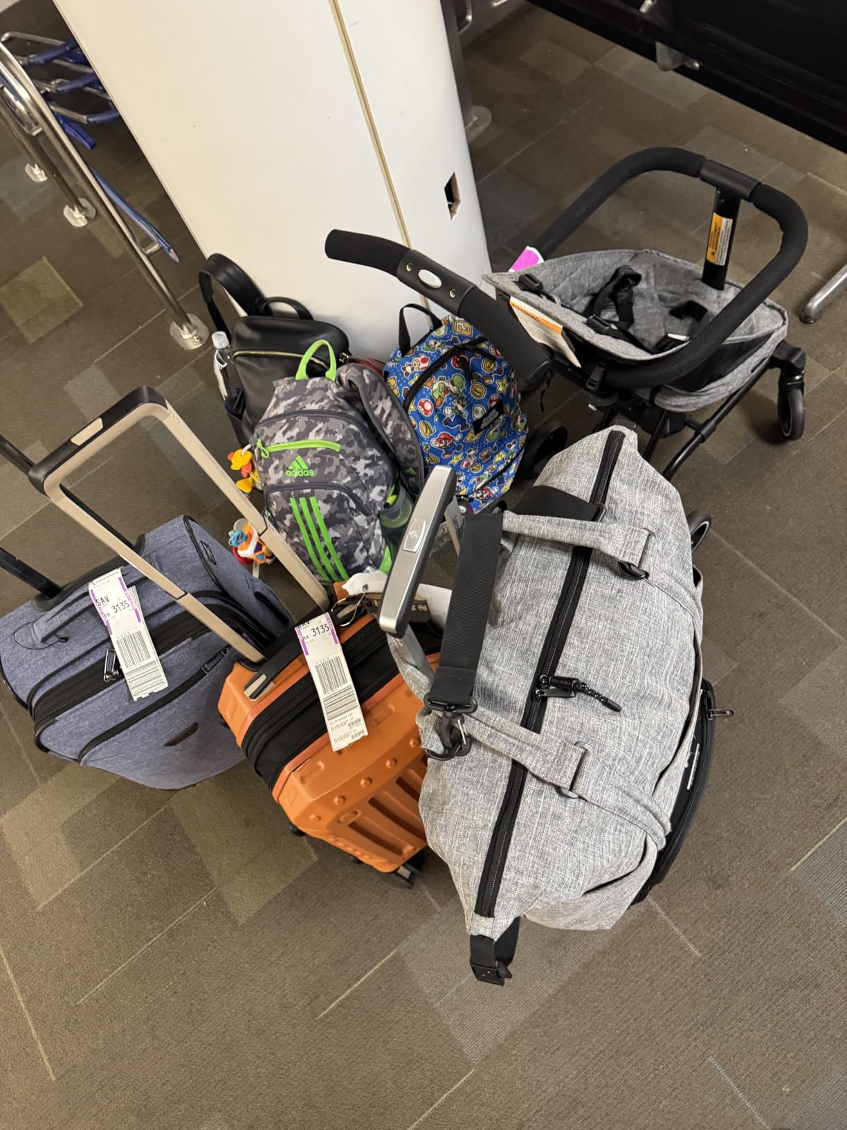 Dream On Me Coast Rider Travel Stroller, Lightweight & Compact Baby Stroller, Theme Park Approved, Book-Folding Design, Adjustable Handle, Soft-Ride Wheels, Converts to Rider & Scooter - Black customer photo 1
