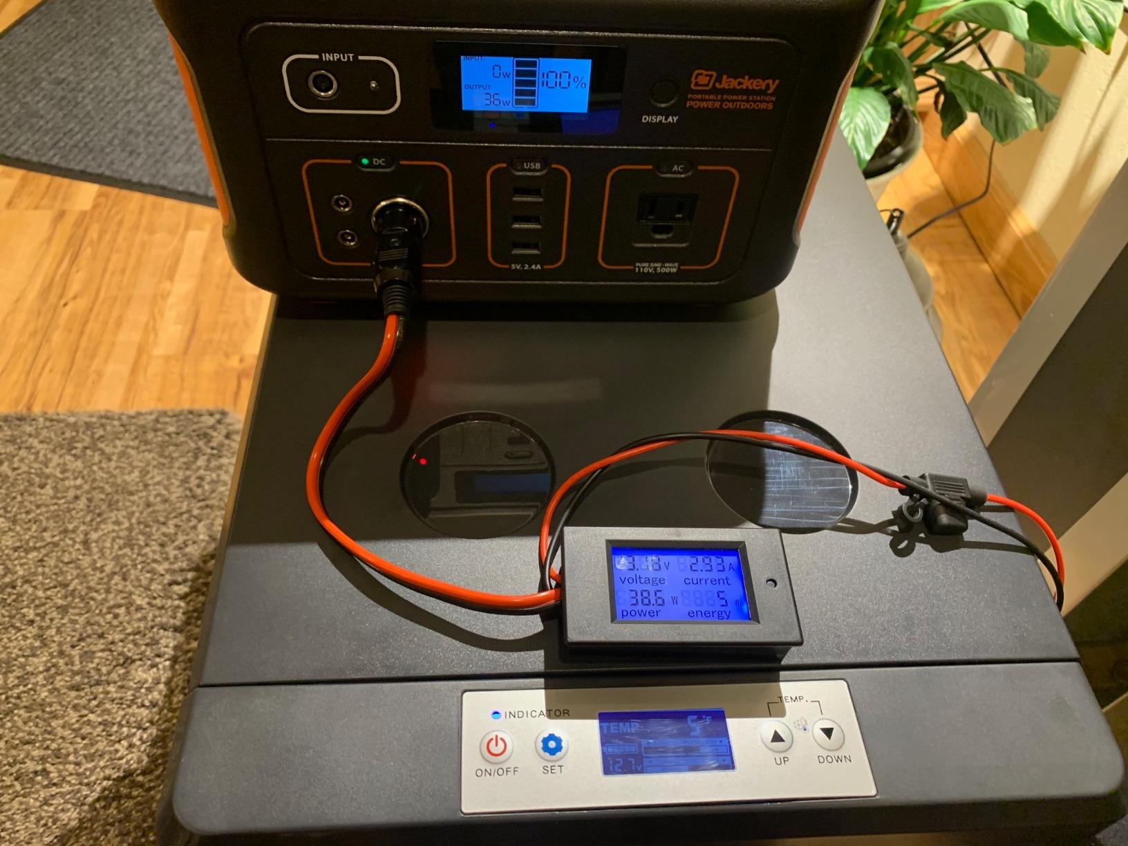 Portable Power Station Explorer 500, 518Wh Outdoor Solar Generator Mobile Lithium Battery Pack with 110V/500W AC Outlet for Home Use, Emergency Backup,Road Trip Camping (Solar Panel Optional) customer photo 1