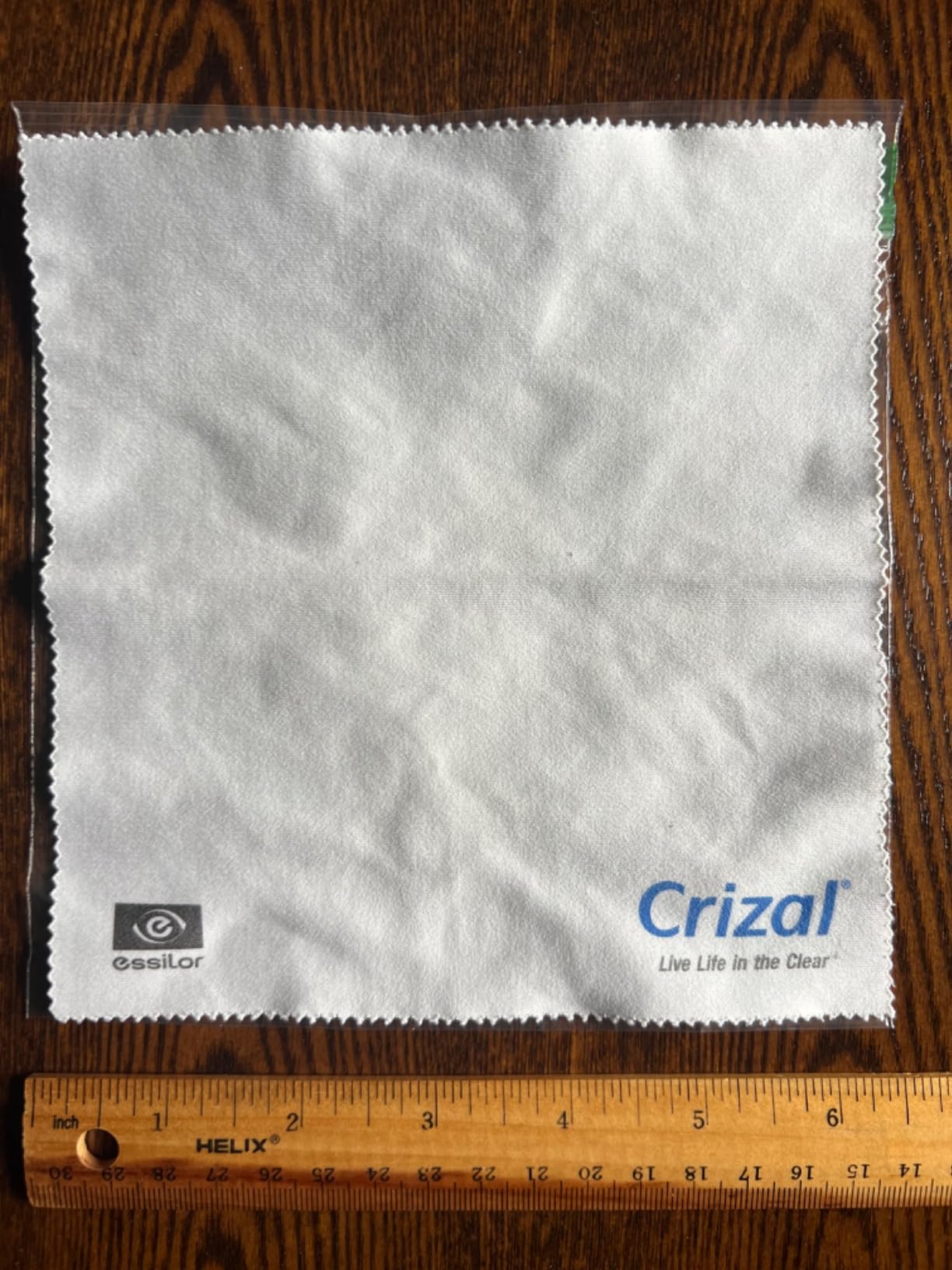 Crizal Microfiber Cleaning Cloths for Eyeglasses - Designed & Tested by CRIZAL for AR-Coated Lenses - Safe Lens Cleaning Without Scratching-4 Pack customer photo 2