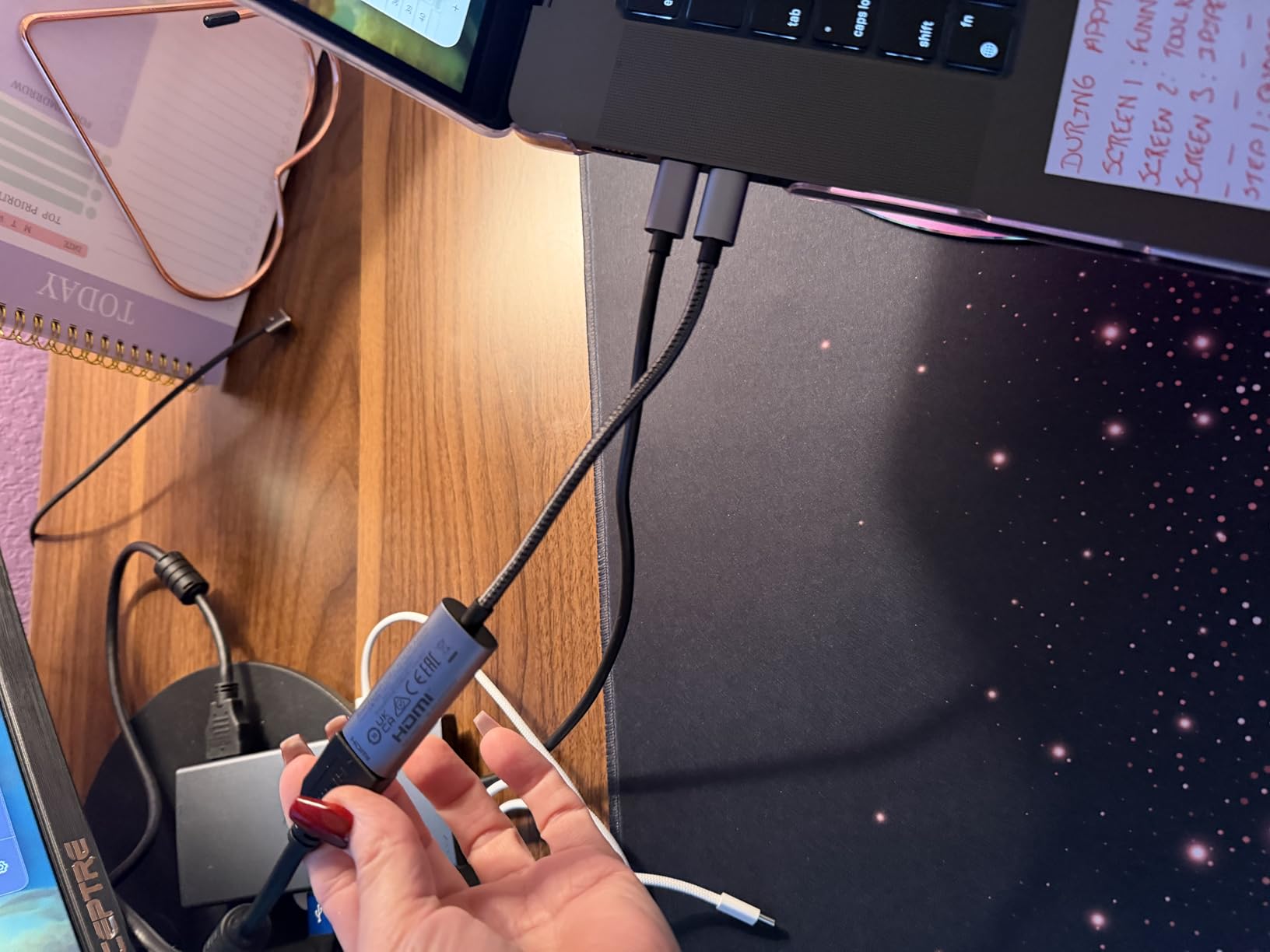 Anker USB C to HDMI Adapter (4K@60Hz), 310 USB-C Adapter (4K HDMI), for MacBook Pro, MacBook Air, iPad Pro, Pixelbook, XPS, Galaxy, and More customer photo 2