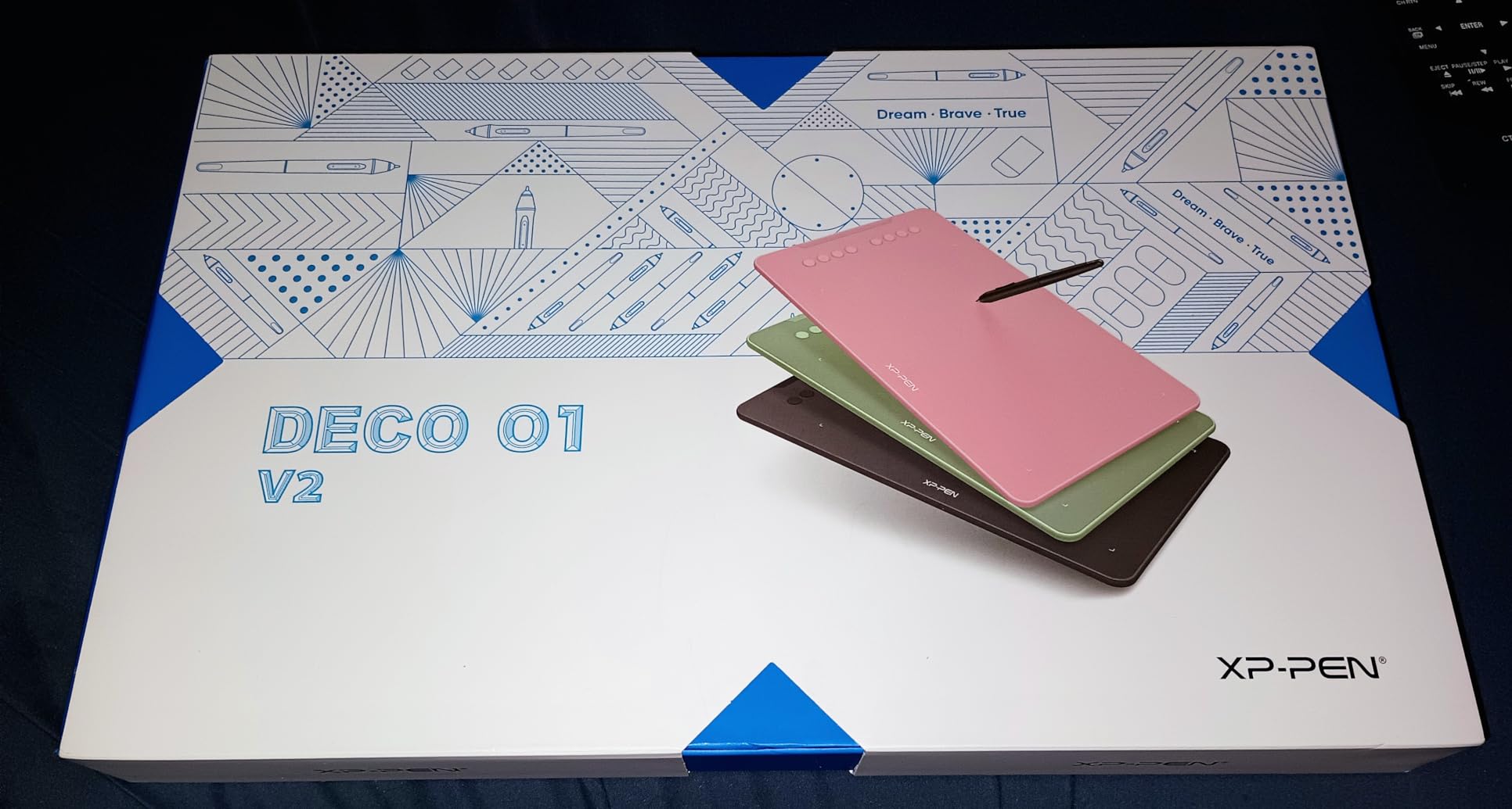 Updated Deco 01 V3 Drawing Tablet, 16384 Pressure Sensitivity, 8 Custom Shortcuts, 220 Report Rate for OSU Drawing Pad, Remote Teaching & Animation, Compatible with Android, Windows, macOS customer photo 1
