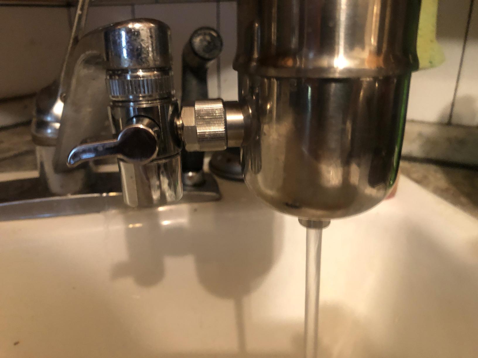 WINGSOL Stainless Steel Water Filter for Sink Faucet, NSF/ANSI 42&53, 360 Rotating Tap Purifier Reduce PFAS, Lead, Chlorine & Microplastics, 350 Gallons Long-Lasting Reinforced Housing Built-to-Last customer photo 1