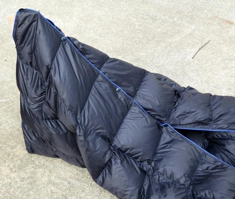 Get Out Gear Down Camping Blanket - Puffy, Packable, Lightweight and Warm | Ideal for Outdoors, Travel, Stadium, Festivals, Beach, Hammock | 650 Fill Power Water-Resistant Backpacking Quilt customer photo 2