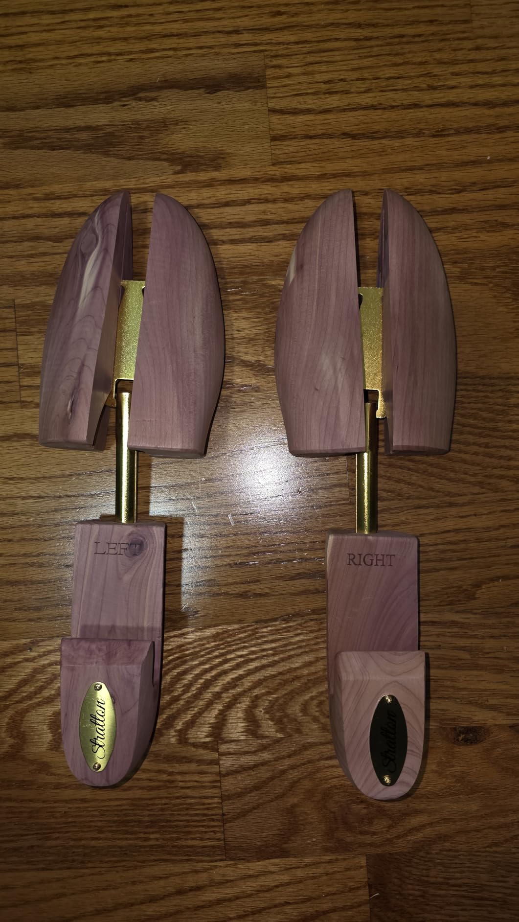 STRATTON MEN'S ADJUSTABLE SPLIT TOE CEDAR SHOE TREE | 2-PACK | GROWN IN USA customer photo 2