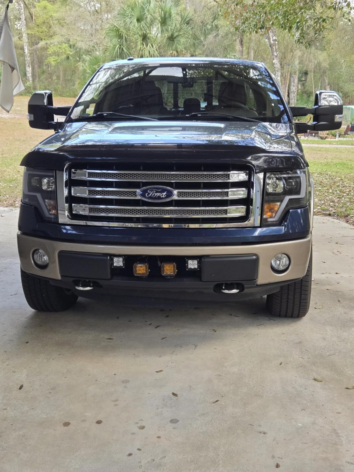 JZSUPER Towing Mirrors fit for Ford F150 Pickup Truck 2015 2016 2017 2018 2019 2020, Power Heated with Turn Signal Temperature Sensor 8 Pin Plug customer photo 2