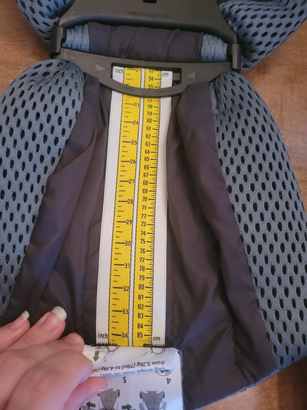 BabyBjörn Baby Carrier Free - 3D Mesh, Gray customer photo 1