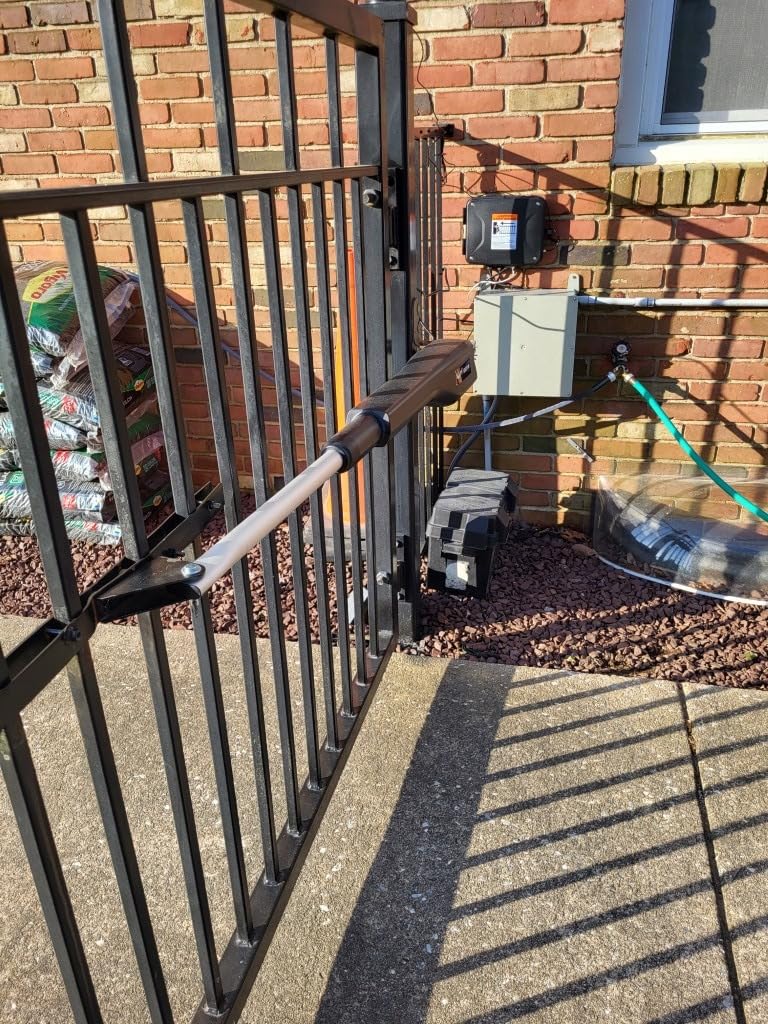 Mighty Mule MM371W Automatic Gate Opener, Smart and Solar Ready, Includes Gate Opener Remote and More-Up to 16ft Long or 550lb, Black, 1 Gate Opener Kit customer photo 1