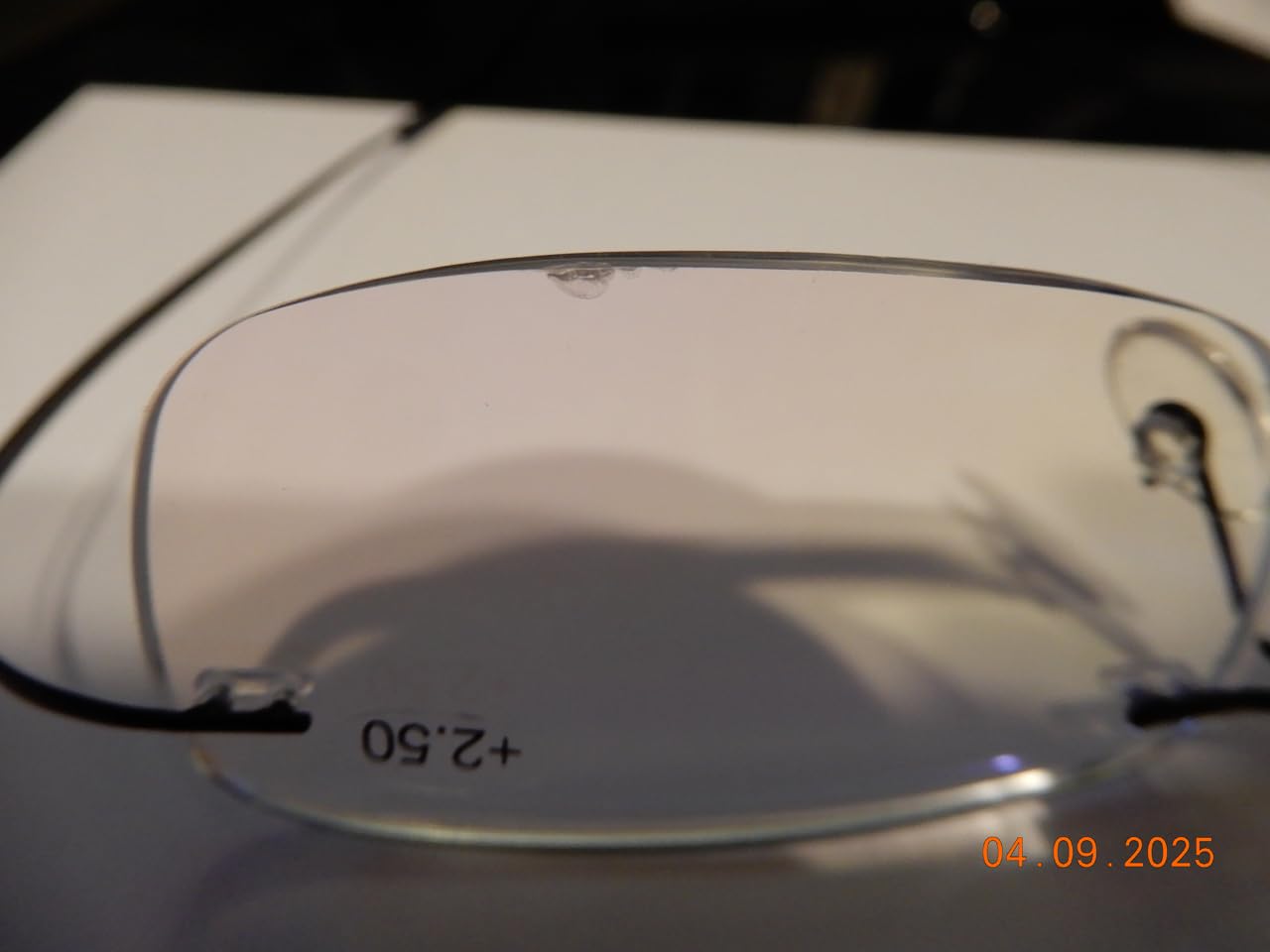 Set of 2 Rimless Reading Glasses Titanium Metal Ultra Light Readers for Men Women customer photo 1