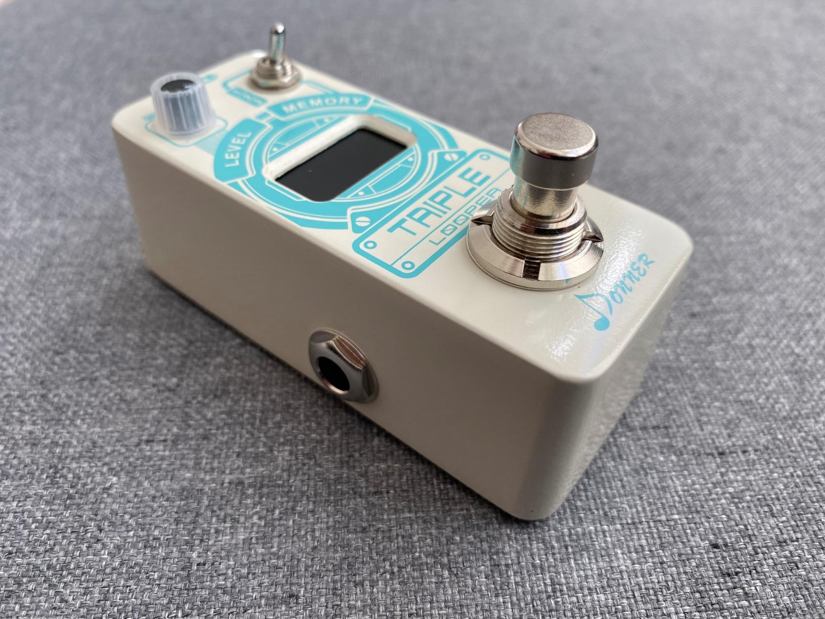 Donner Triple Looper Guitar Pedal, 90 mins Looping Time Loop Pedal with Screen, 3 Loops Looper Pedal with Unlimited Overdubs Undo/Redo customer photo 1