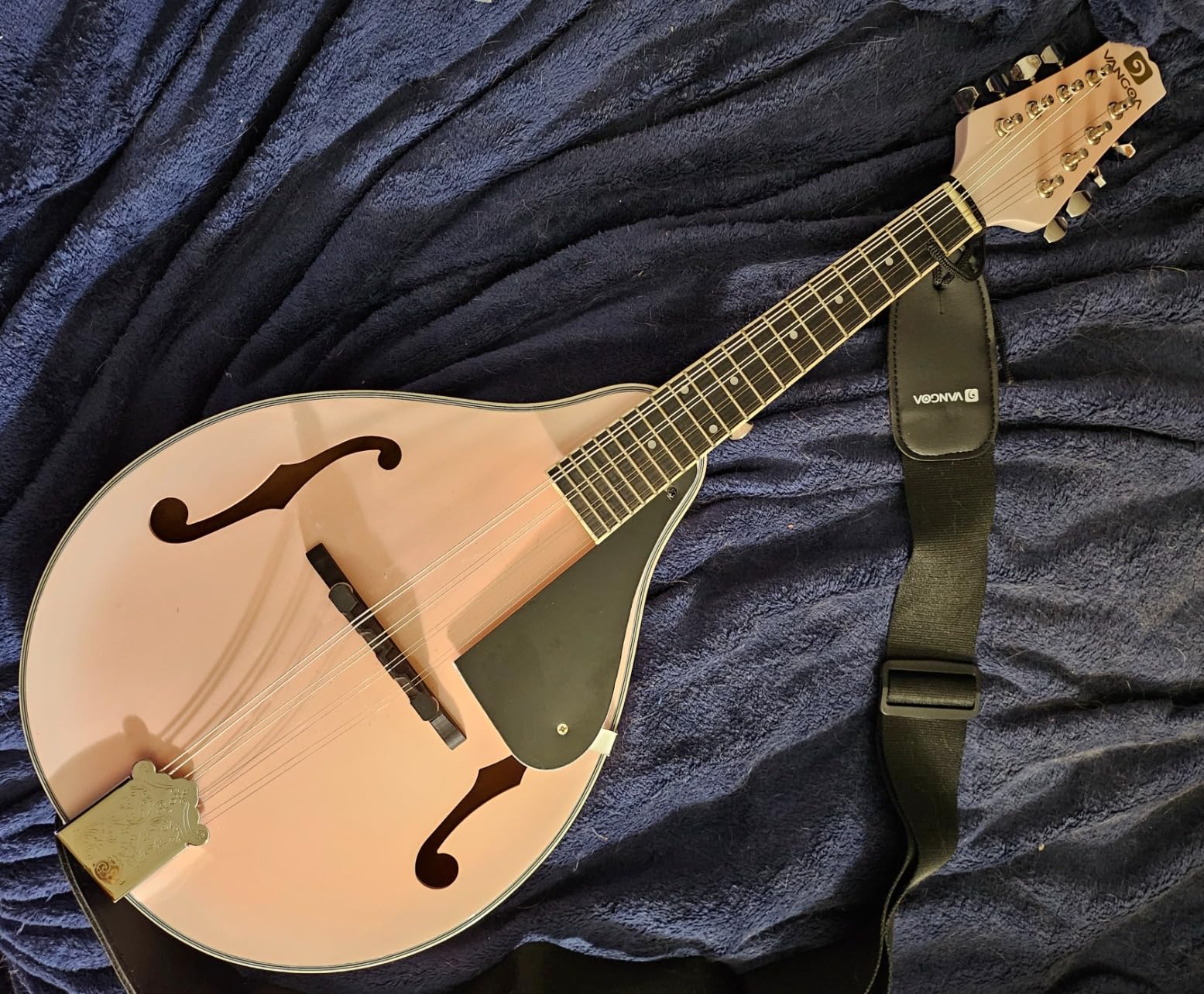 Vangoa Mandolin Musical Instrument A Style, Acoustic Mandolin Instrument Kit Italian 8 String for Professional Beginners Adults Teens Youth Kids, Sunburst, Glossy customer photo 2