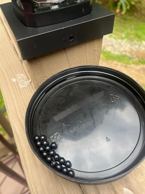 Home Zone Security Solar Post Cap Lights - Decorative Glass LED Outdoor Fits 3.5 x 3.5 in. Post Lights, Black (2-Pack) customer photo 1