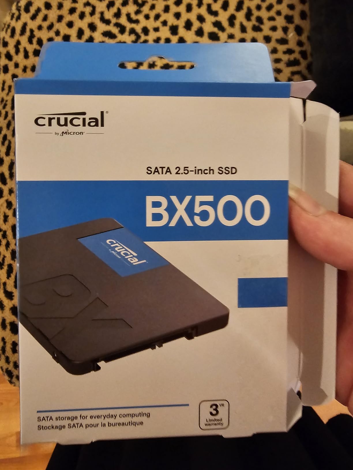 Crucial BX500 1TB 3D NAND SATA 2.5-Inch Internal SSD, up to 540MB/s - CT1000BX500SSD1, Solid State Drive customer photo 1