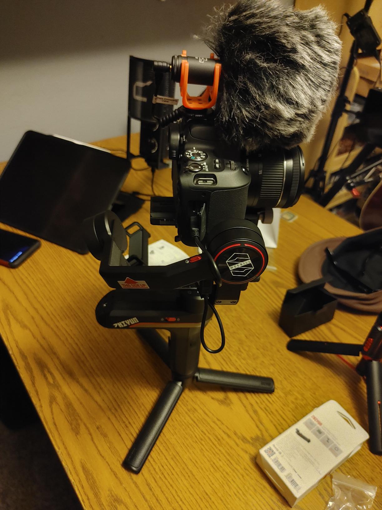 Zhi yun Weebill S Gimbal Stabilizer for Mirrorless and DSLR Camera, for Canon 5DIV 5DIII EOS R Sony A7M3 A7R3 A7 III A9 Panasonic S1 GH5s Nikon Z6, 3-Axis Handheld Camera Gimbal customer photo 1
