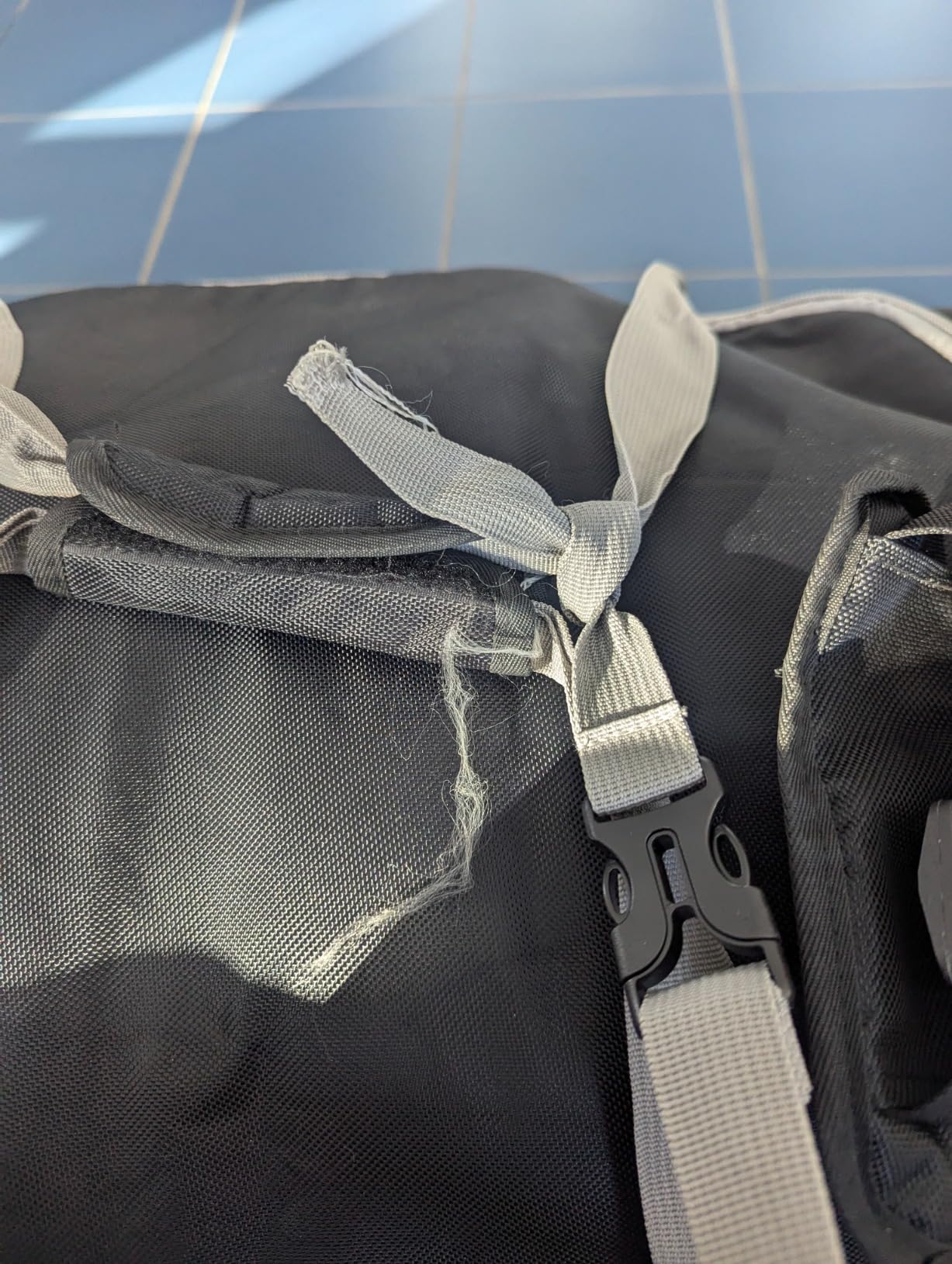 85L/120L/140L Foldable Duffle Bag with Wheels, Large Travel Duffel Bag customer photo 2