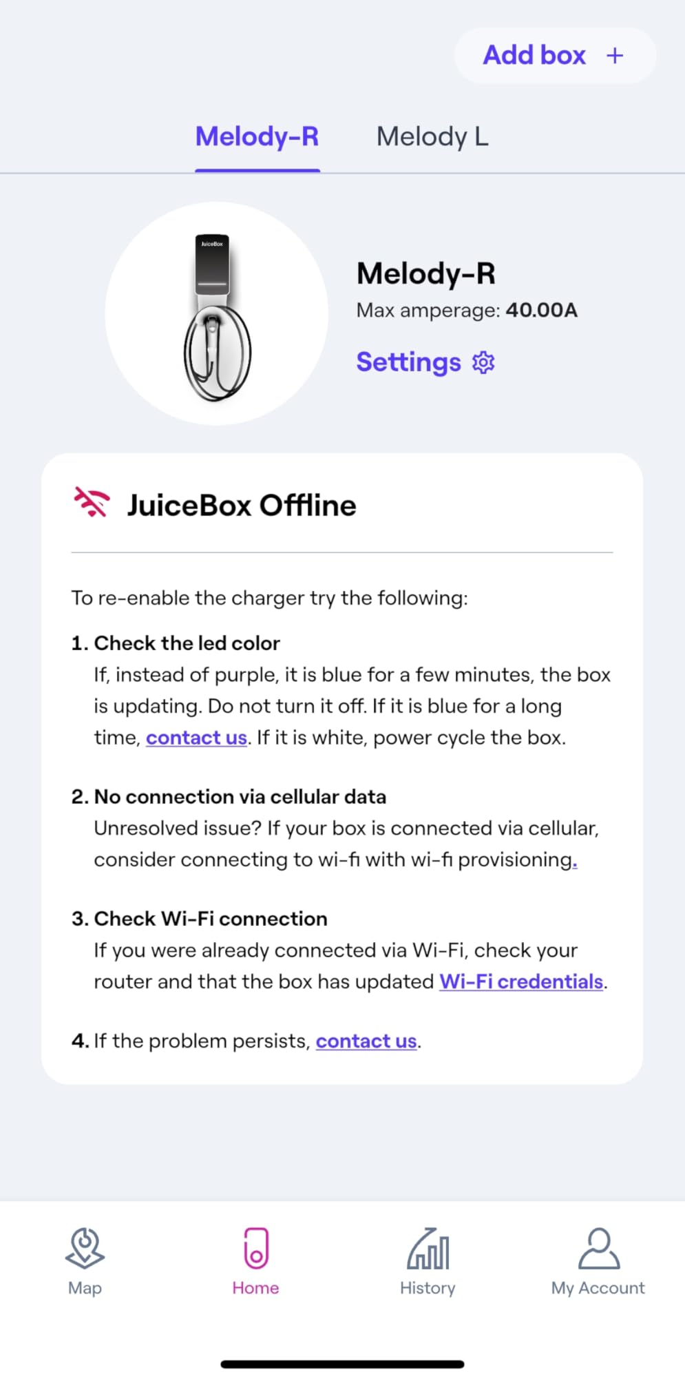 JuiceBox 40 Smart Electric Vehicle (EV) Charging Station with WiFi - 40 amp Level 2 EVSE, 25-Foot Cable, UL & Energy Star Certified, Indoor/Outdoor Use (Hardwired Install, Gray) customer photo 2