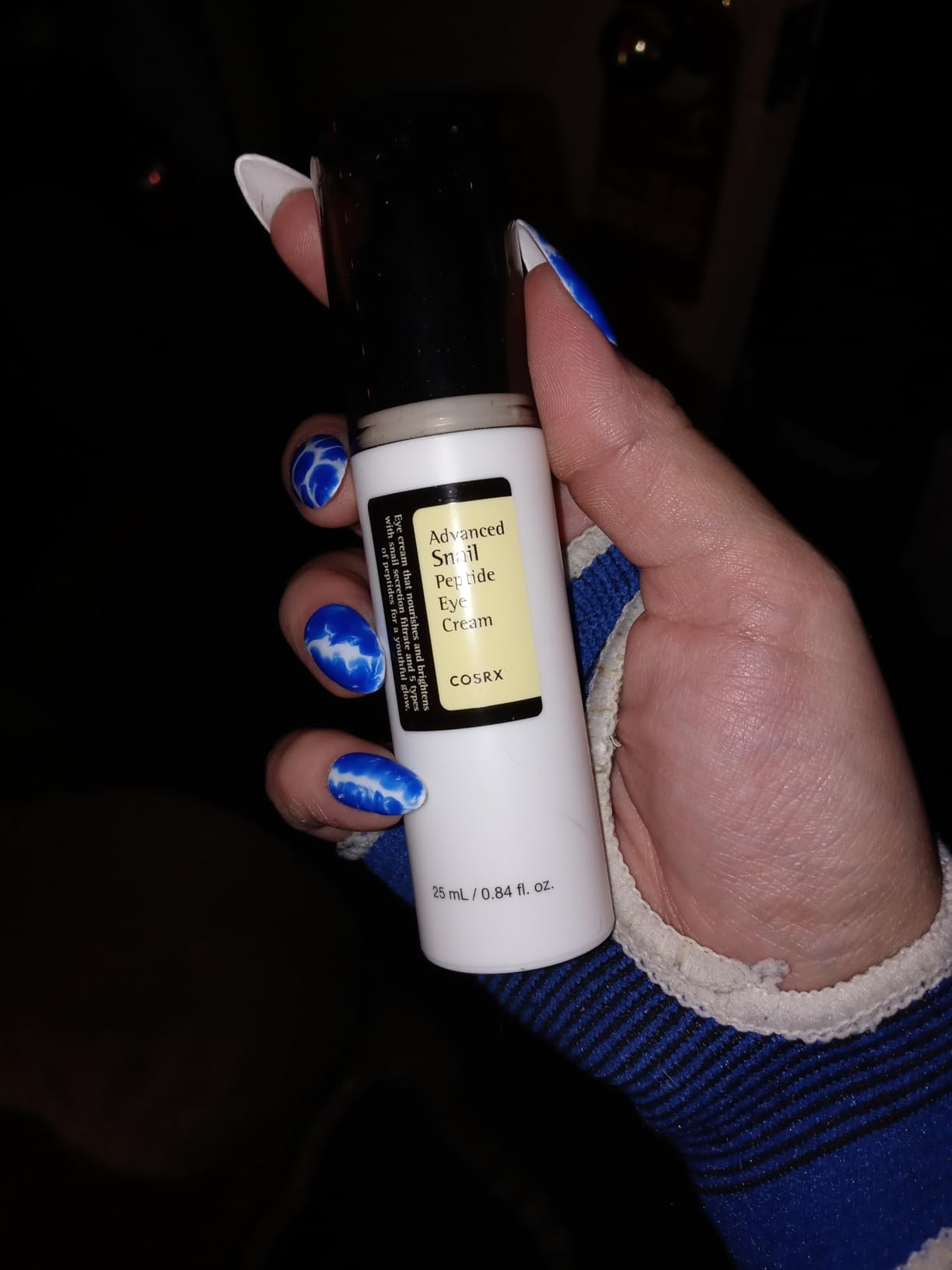 COSRX Snail Mucin Peptide Under Eye Cream, 0.84 fl oz, 73.7% Snail Mucin and Niacinamide, Eye Care, Eye Cream Anti Aging, Dark Circles, Korean Skin Care customer photo 2