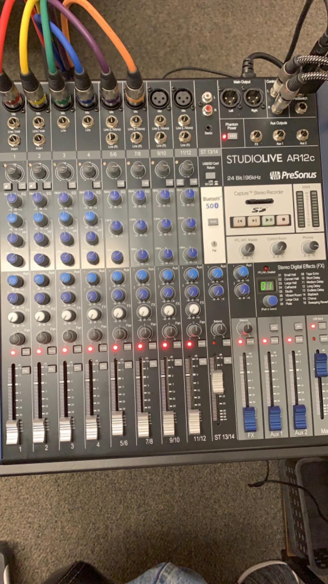 PreSonus StudioLive AR8c Analog Mixer with USB-C Connectivity and Studio One Pro Software customer photo 2