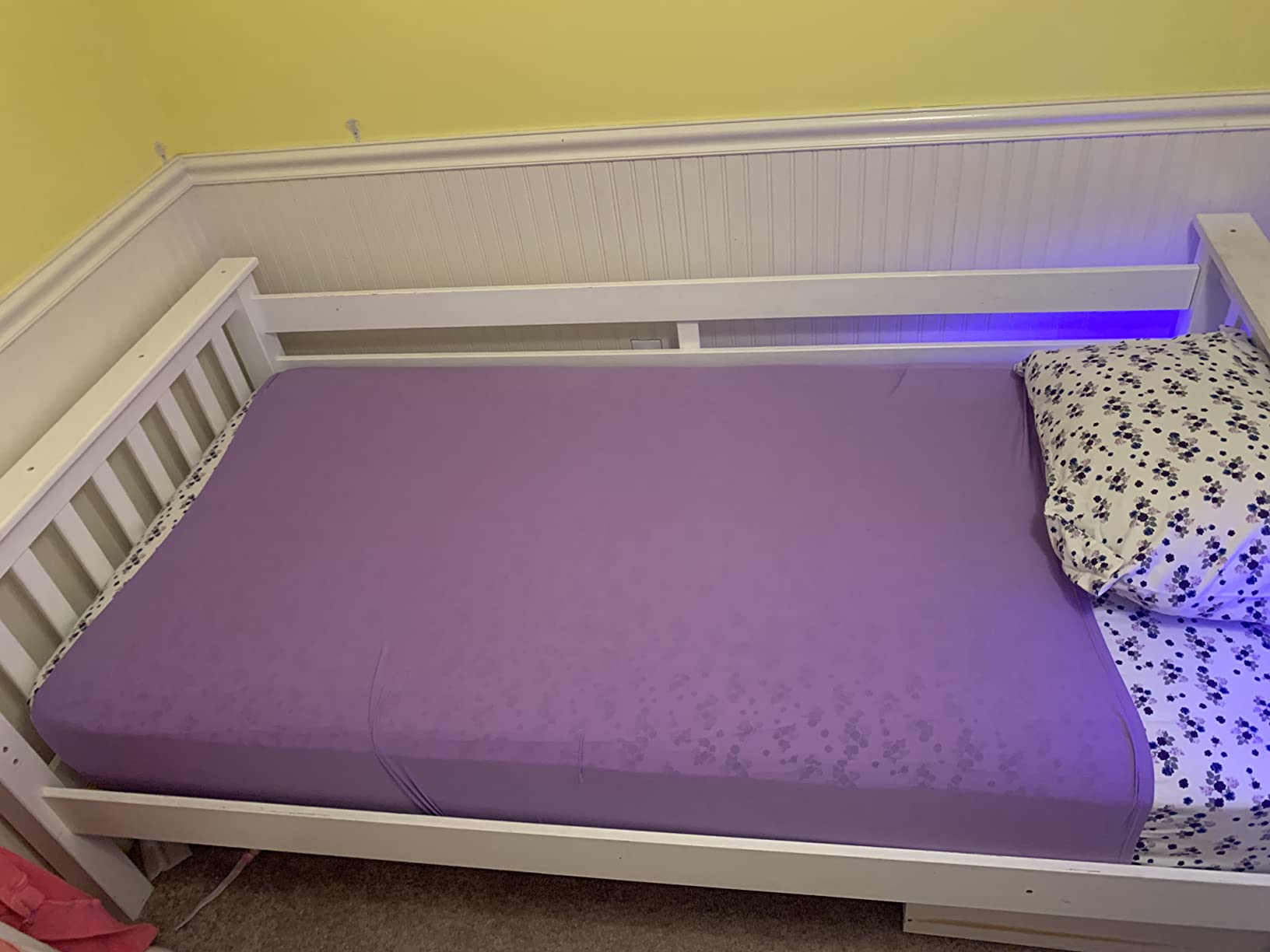 Sensory Compression Blanket | Spandex Bed Sheet for Kids & Adults | Deep Relaxing Feeling, Release Oxytocin | Helps With: SPD, Anxiety, ADHD, Autism and More | Breathable & Stretchable | Twin Size customer photo 2