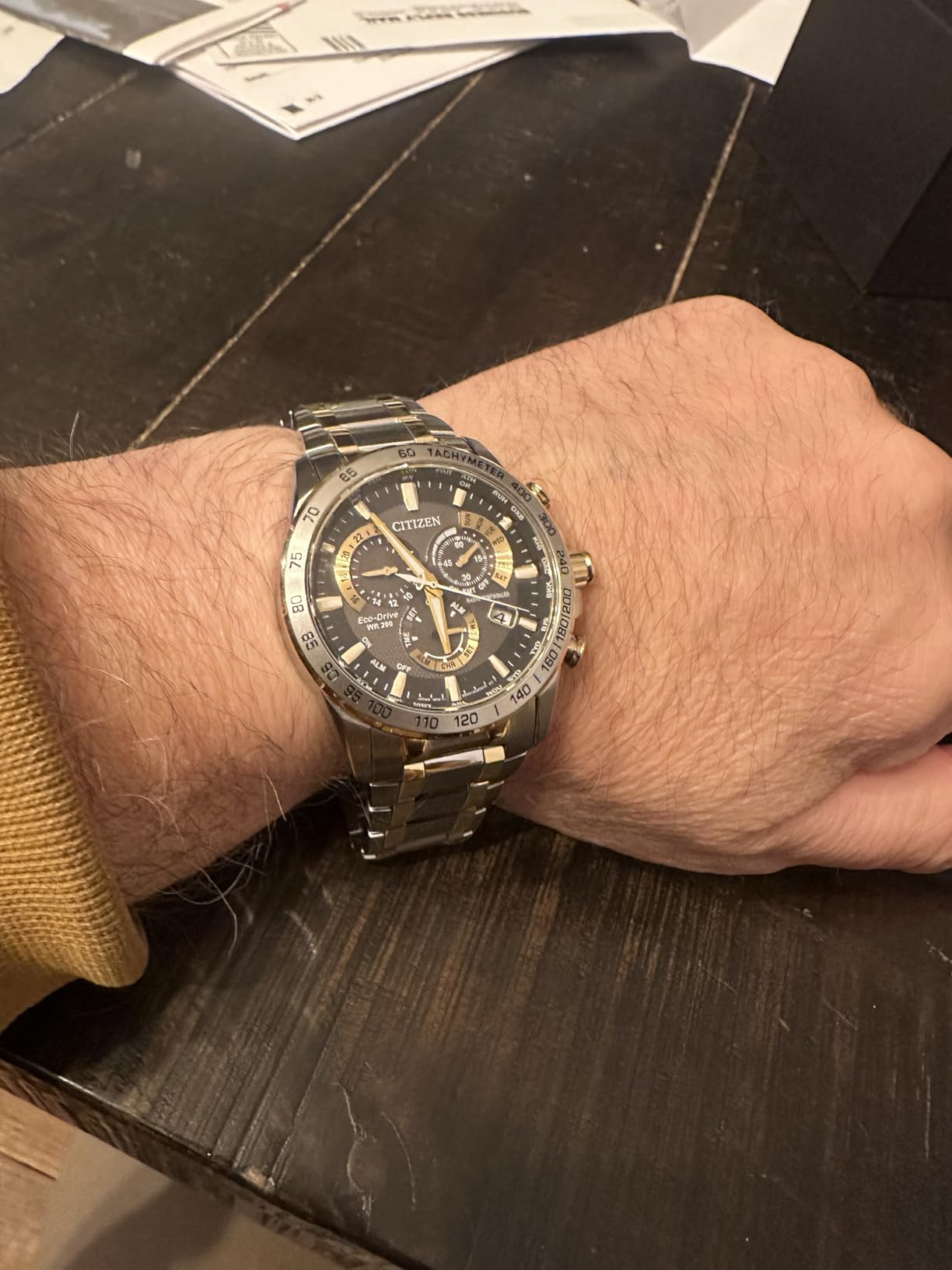 Citizen Men's Eco-Drive Sport Luxury PCAT Chronograph Watch customer photo 2