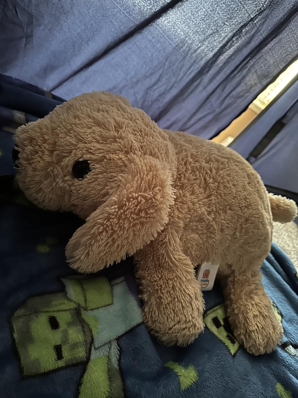 FRIENDLY CUDDLE Weighted Lap Blanket for Kids & Adults - Kids Weighted Blanket - ASD, Sensory Processing Weighted Stuffed Animals Dog Toy - Microwavable Weighted Lap Pad for Kids, 5 Lbs. customer photo 1