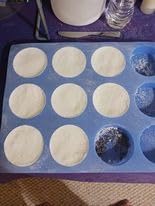 Round Silicone Soap Mold, 12 Cavity 4oz Soap Making Mold, Flexible Easy-Release BPA-Free Silicone, Non-Stick DIY Mold for Handmade Soap, Bath Bombs, Chocolate & Crafts customer photo 2