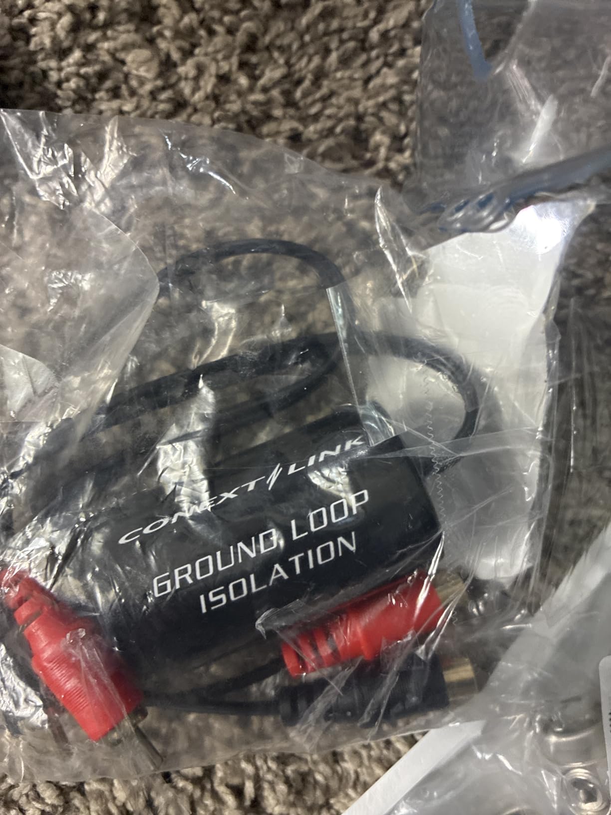 Conext Link RCA Stereo 2 Channel Ground Loop Isolator Signal Noise Filter Suppressor Reducer Alternator for Car Audio Stereo customer photo 1