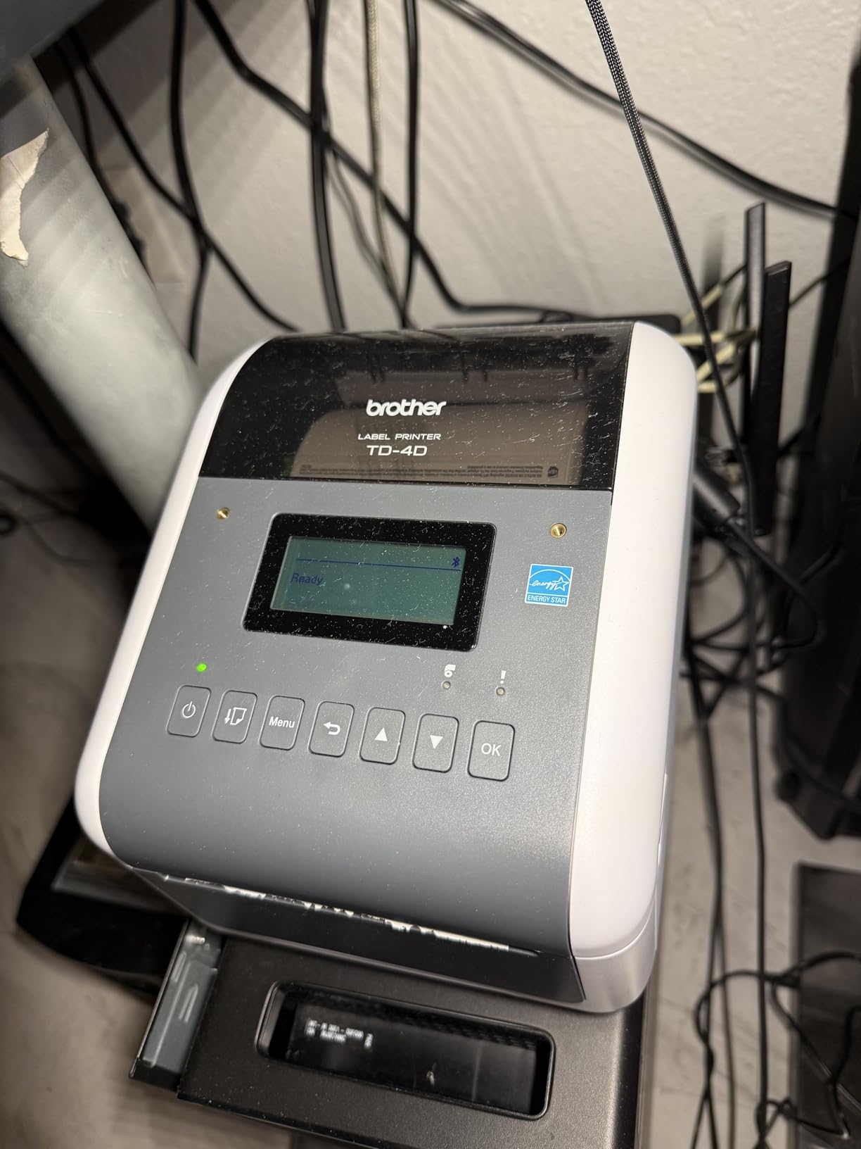 Brother TD-4550DNWB 4-inch Thermal Desktop Barcode and Label Printer, for Labels, Barcodes, Receipts and Tags, 300 dpi, 6 IPS, Standard USB and Serial, Ethernet LAN, Built-in Wi-Fi and Bluetooth customer photo 1