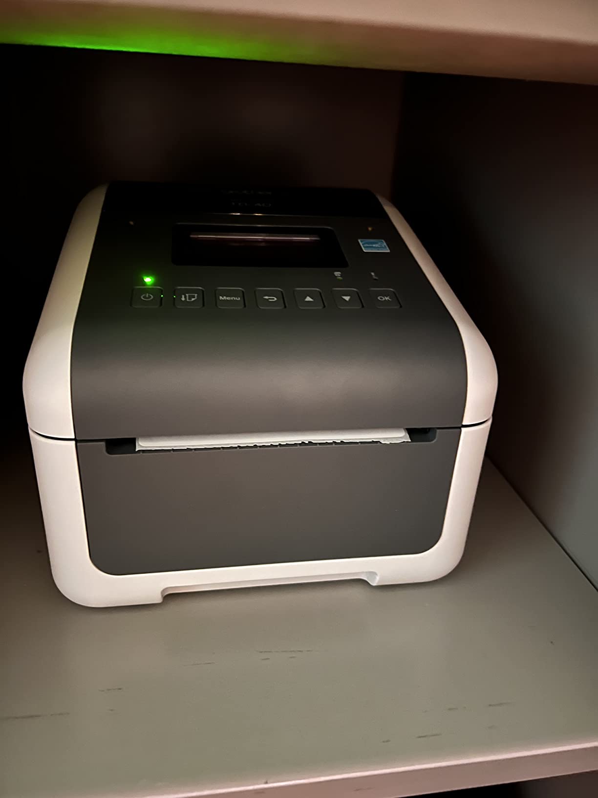 Brother TD-4550DNWB 4-inch Thermal Desktop Barcode and Label Printer, for Labels, Barcodes, Receipts and Tags, 300 dpi, 6 IPS, Standard USB and Serial, Ethernet LAN, Built-in Wi-Fi and Bluetooth customer photo 2