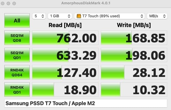 T7 Touch Portable SSD 2TB,up to 1050MB/s, USB 3.2 External Solid State Drive, Black customer photo 2