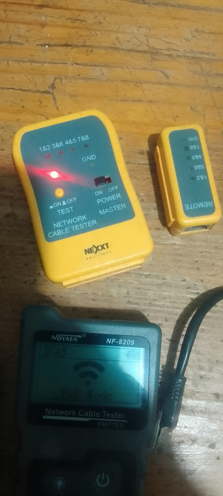 NOYAFA NF-8209 Network Cable Tester with POE and NCV for CAT5/CAT6 Wire Tracer and Length Test customer photo 2