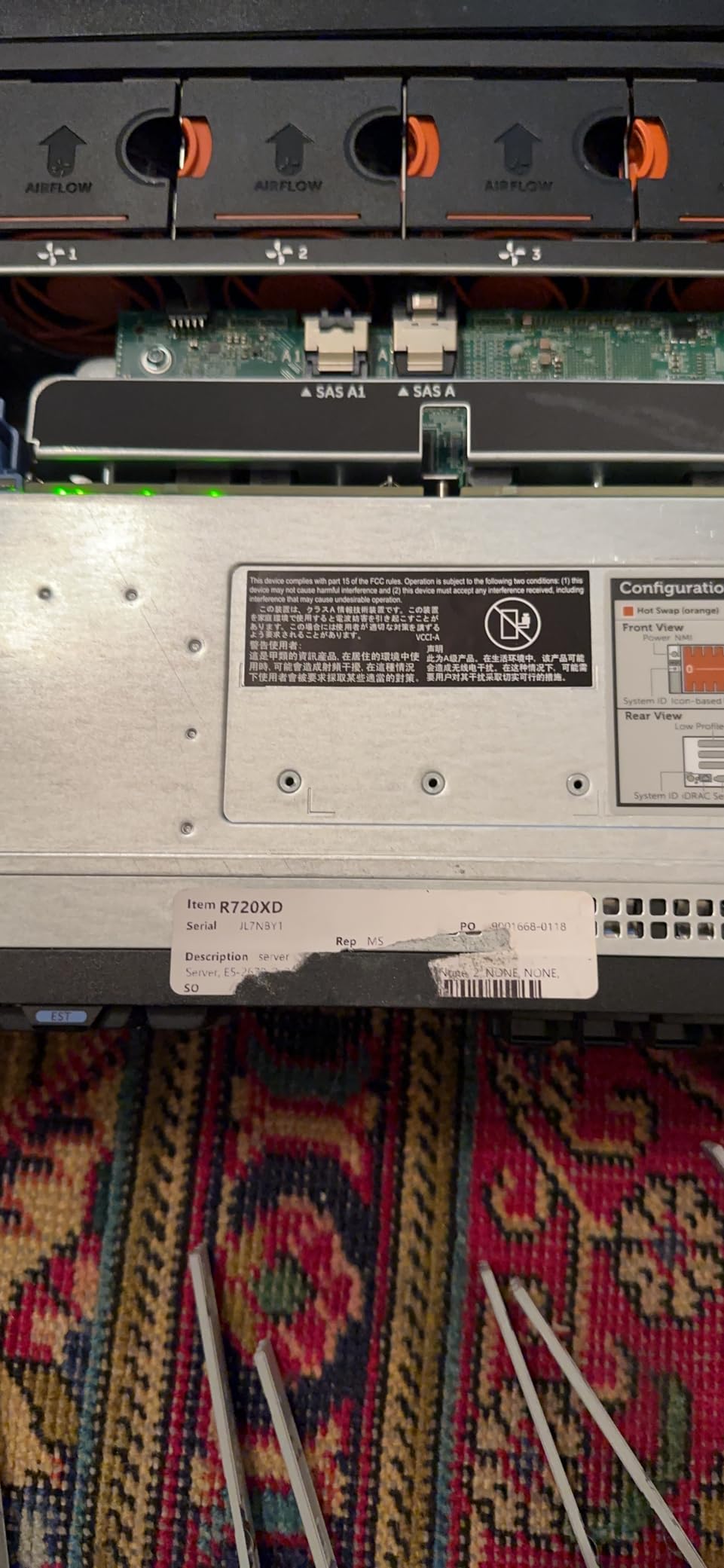 Dell PowerEdge R720xd Server 2.60Ghz 16-Core 128GB 10x 600GB High-End (Renewed) customer photo 2