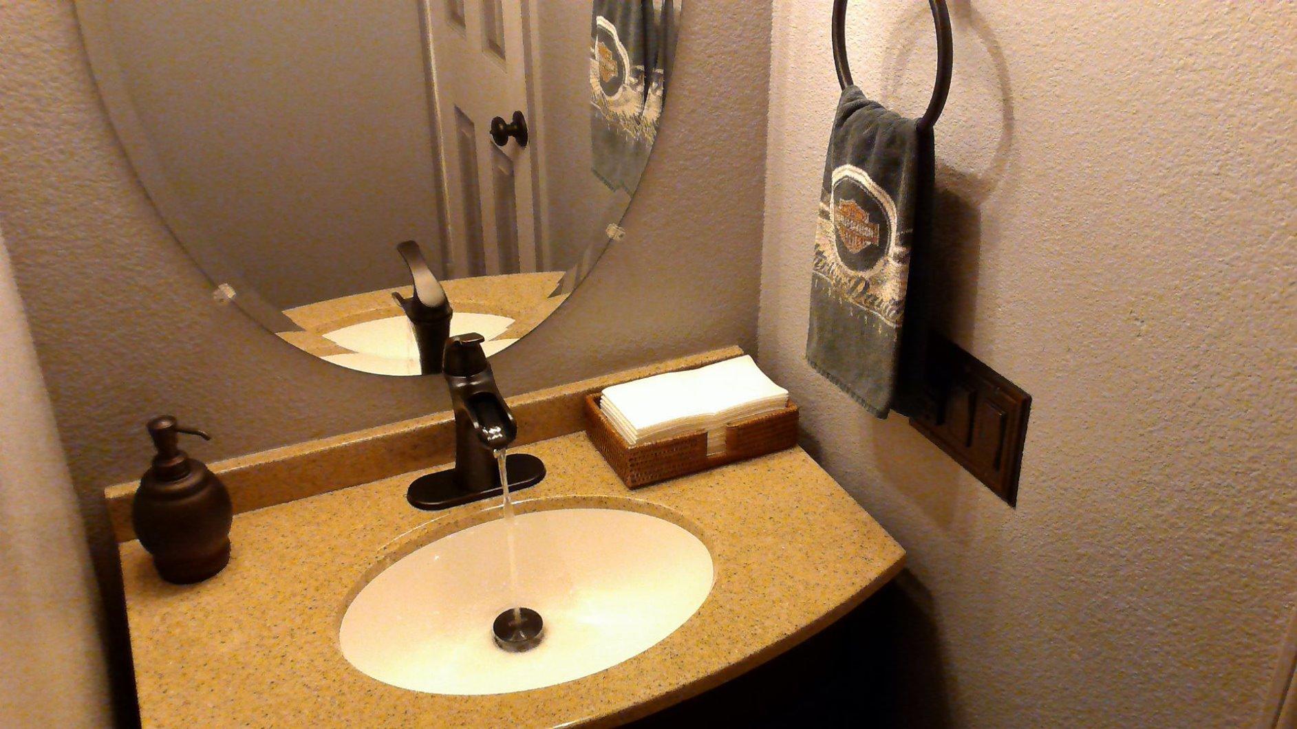 Pfister Jaida Bathroom Sink Faucet, Single Handle, Single Hole or 3-Hole, Spot Defense Brushed Nickel Finish, LF042JDGS customer photo 1