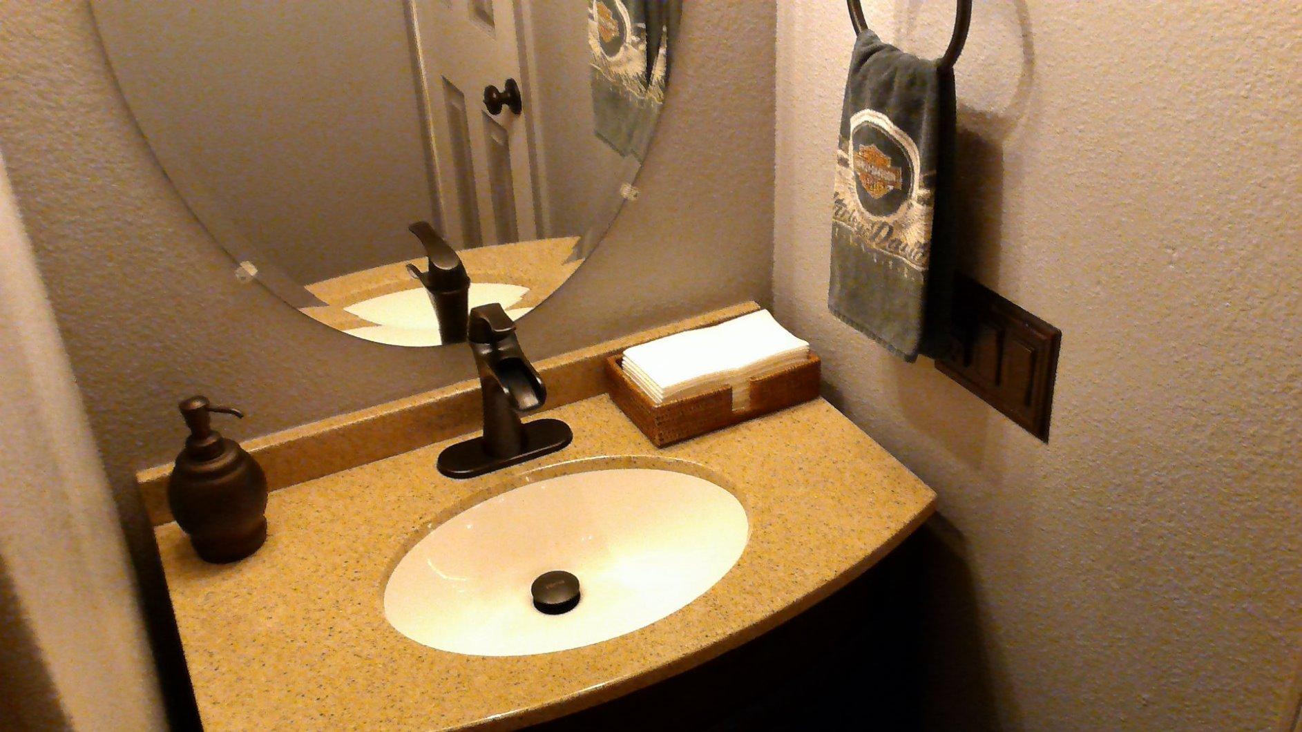 Pfister Jaida Bathroom Sink Faucet, Single Handle, Single Hole or 3-Hole, Spot Defense Brushed Nickel Finish, LF042JDGS customer photo 2