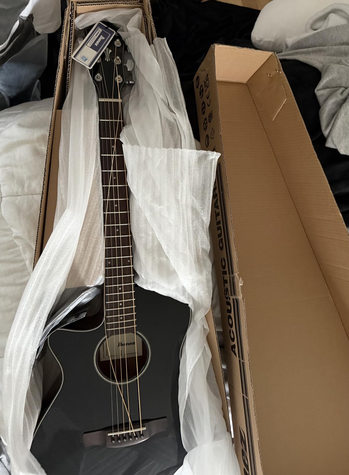 Ibanez AEG50 Acoustic-Electric Guitar, Indigo Blue Burst High Gloss customer photo 1