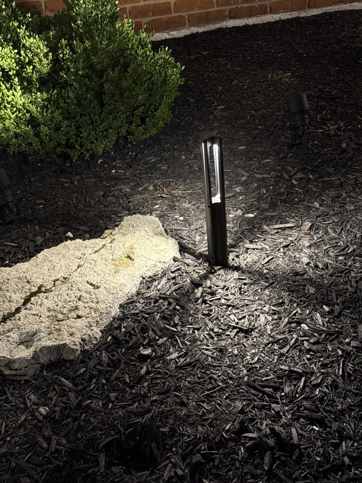 LEONLITE 12-Pack Low Voltage Path Lights, 3W LED Landscape Pathway Lights, Outdoor Landscape Lighting for Driveway, Garden, Aluminum, 12-24V AC/DC, ETL Listed, IP65 Waterproof, 3000K Warm White, Black customer photo 1